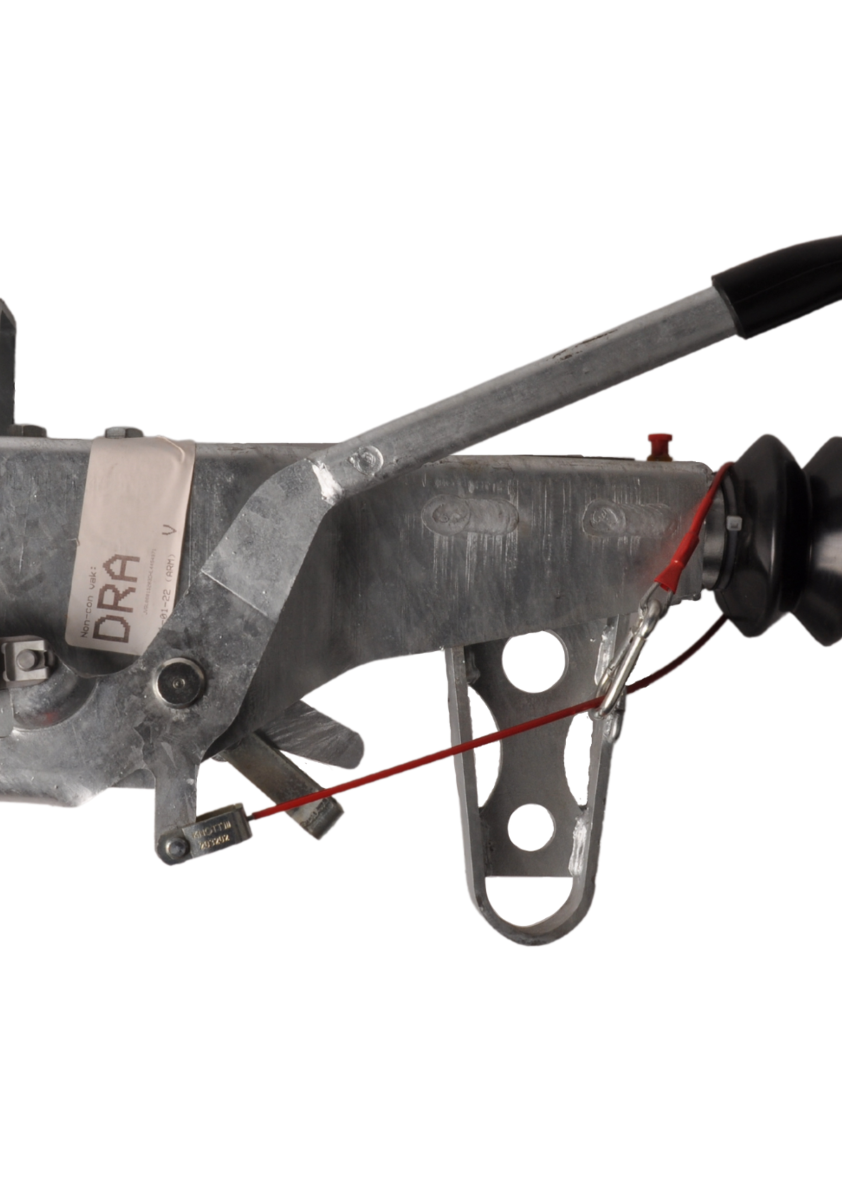 Knott Knott oplooprem aanhanger KRV20A - 2000 kg maximaal trekvermogen - koker aansluiting 100 mm - inclusief neuswielconsole