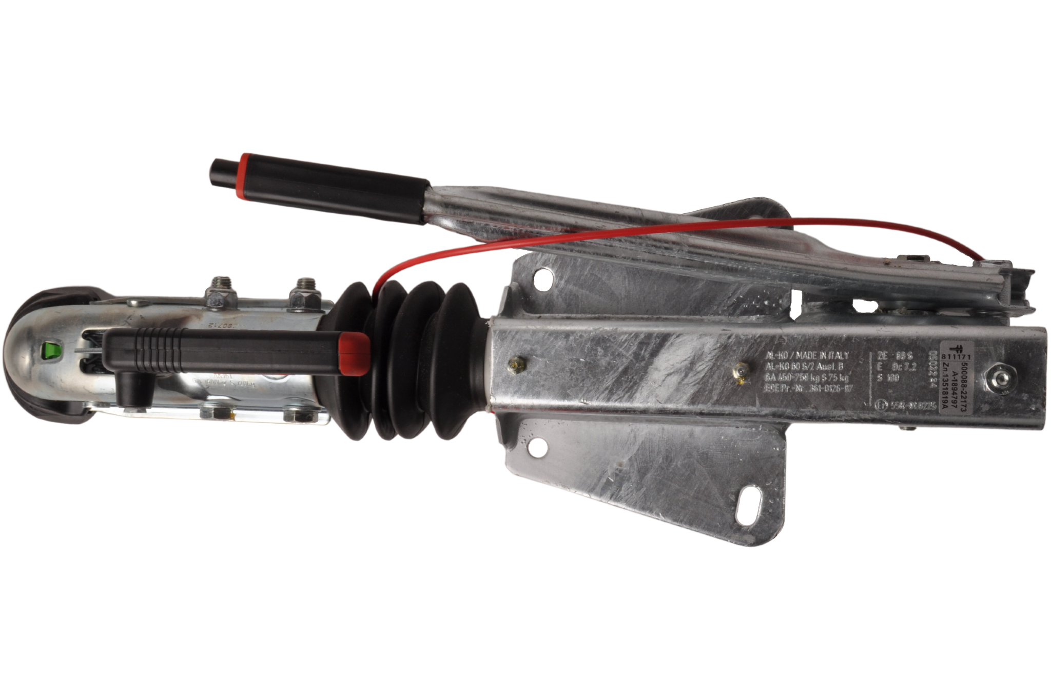 AL-KO oplooprem 60S/2 - 750 kg maximaal trekvermogen - V-dissel aansluiting