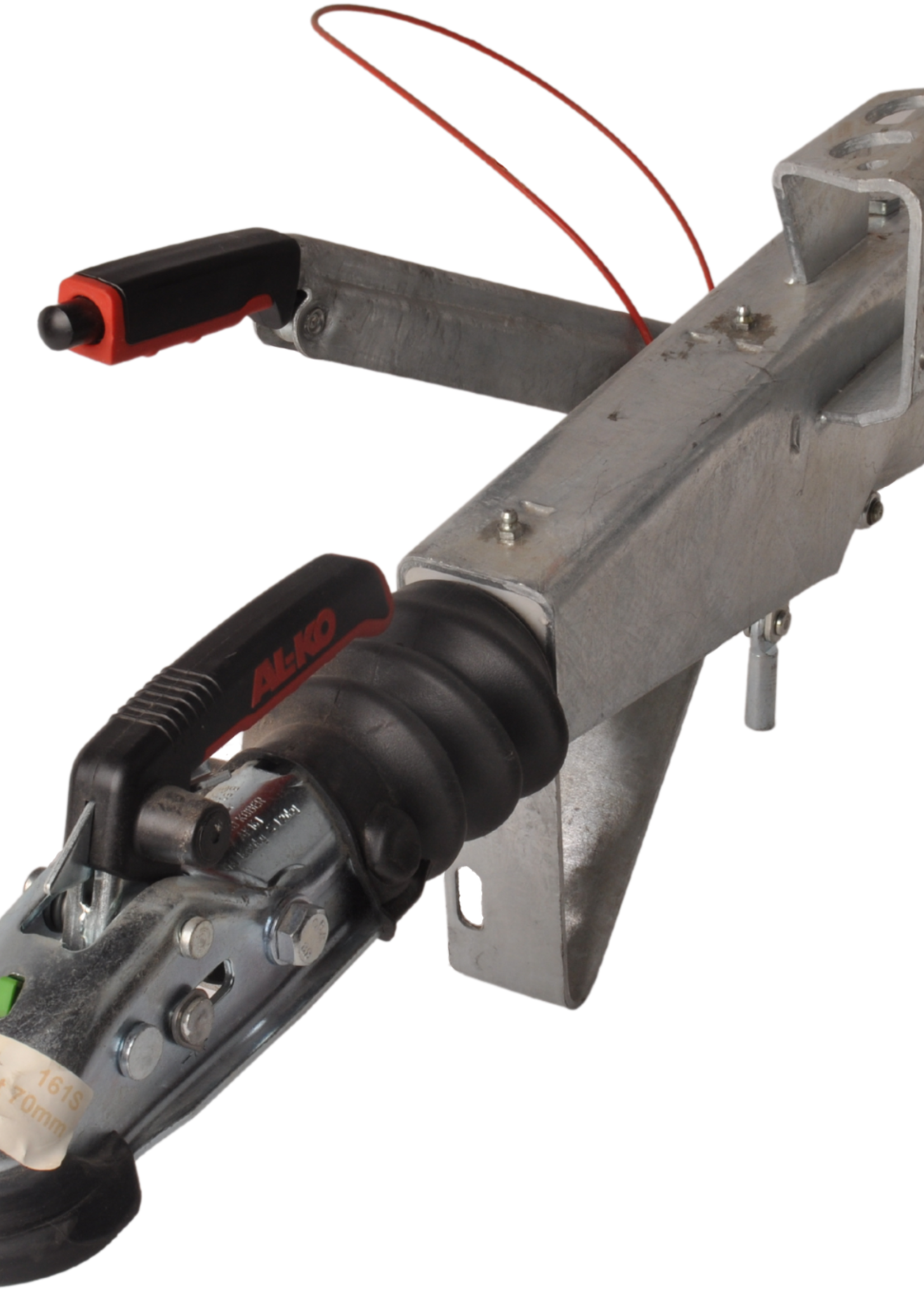 AL-KO AL-KO oplooprem aanhanger 161S70 - 1600 kg maximaal trekvermogen - 70 mm koker aansluiting - inclusief neuswielconsole