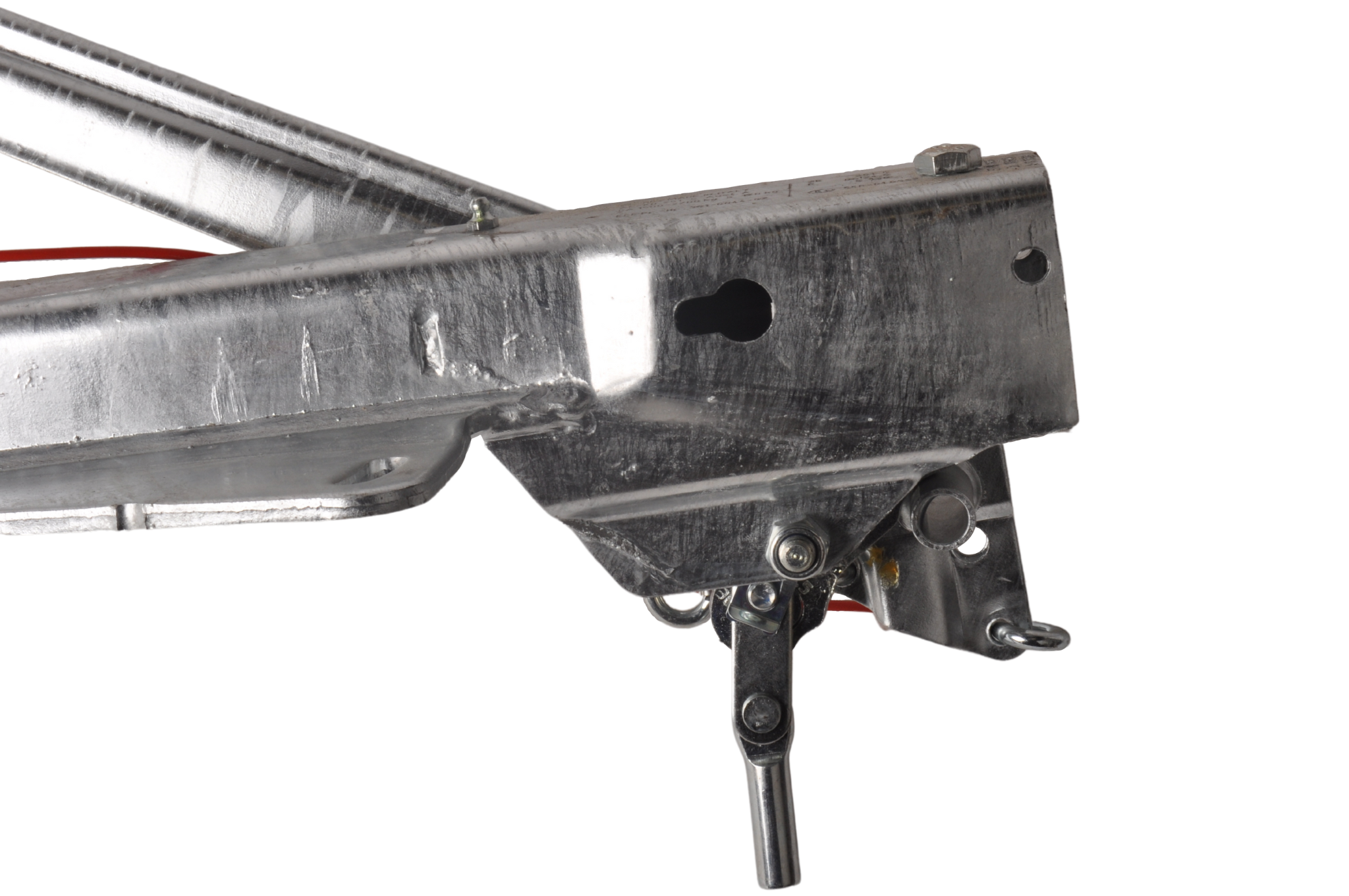 AL-KO oplooprem 251S - 2600 kg maximaal trekvermogen - V-dissel aansluiting - bovenbouw