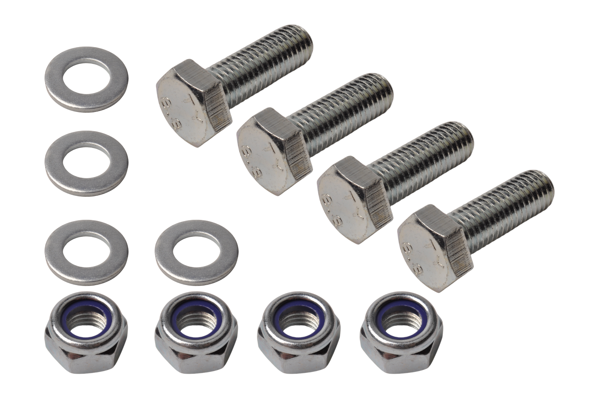 Bout set M12x35 mm - geschikt voor kantelbare steunpoot