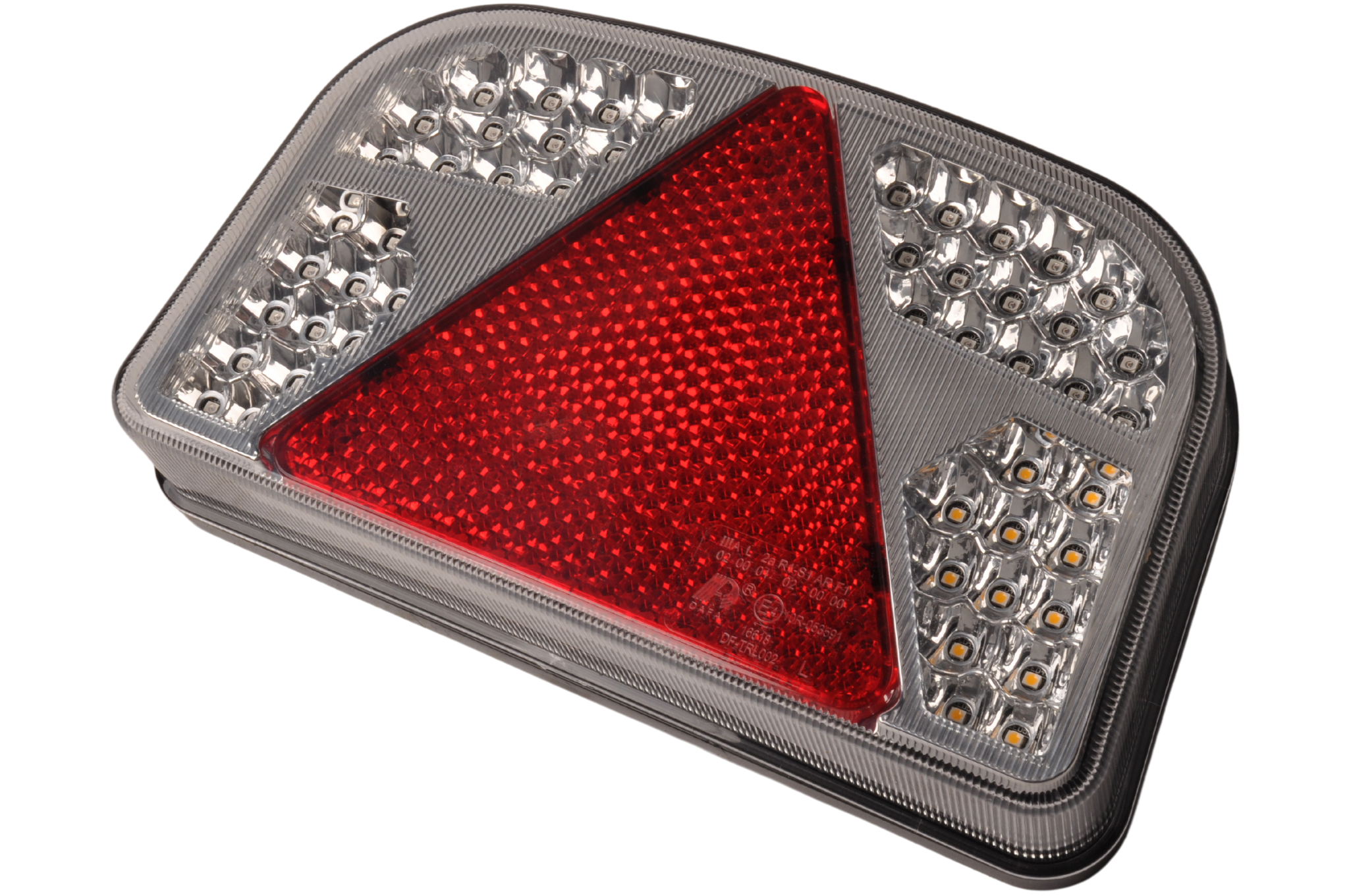 LED achterlicht met 56 LEDs - links - 244x149x48 mm