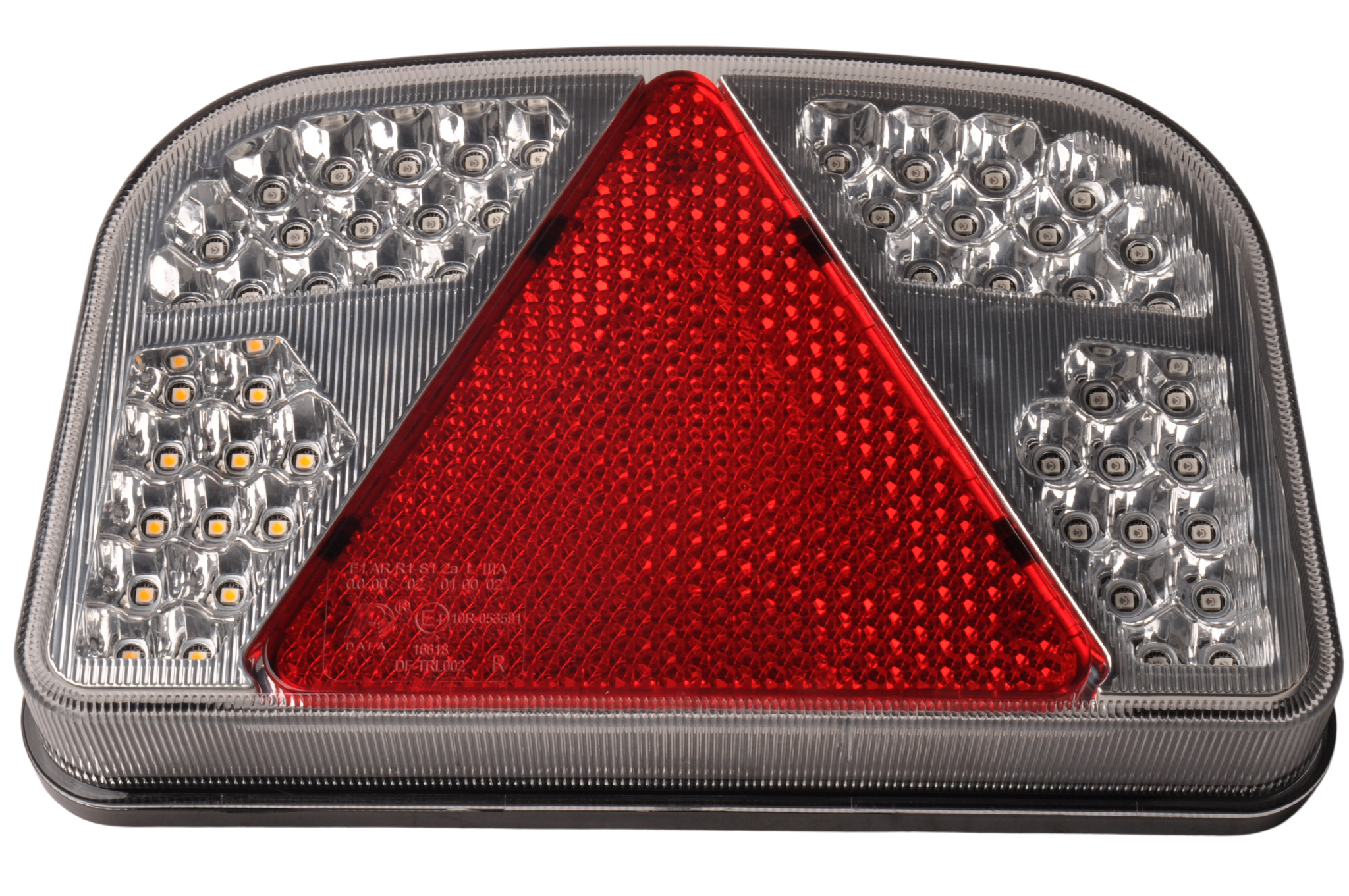 LED achterlicht met 56 LEDs - rechts - 244x149x48 mm