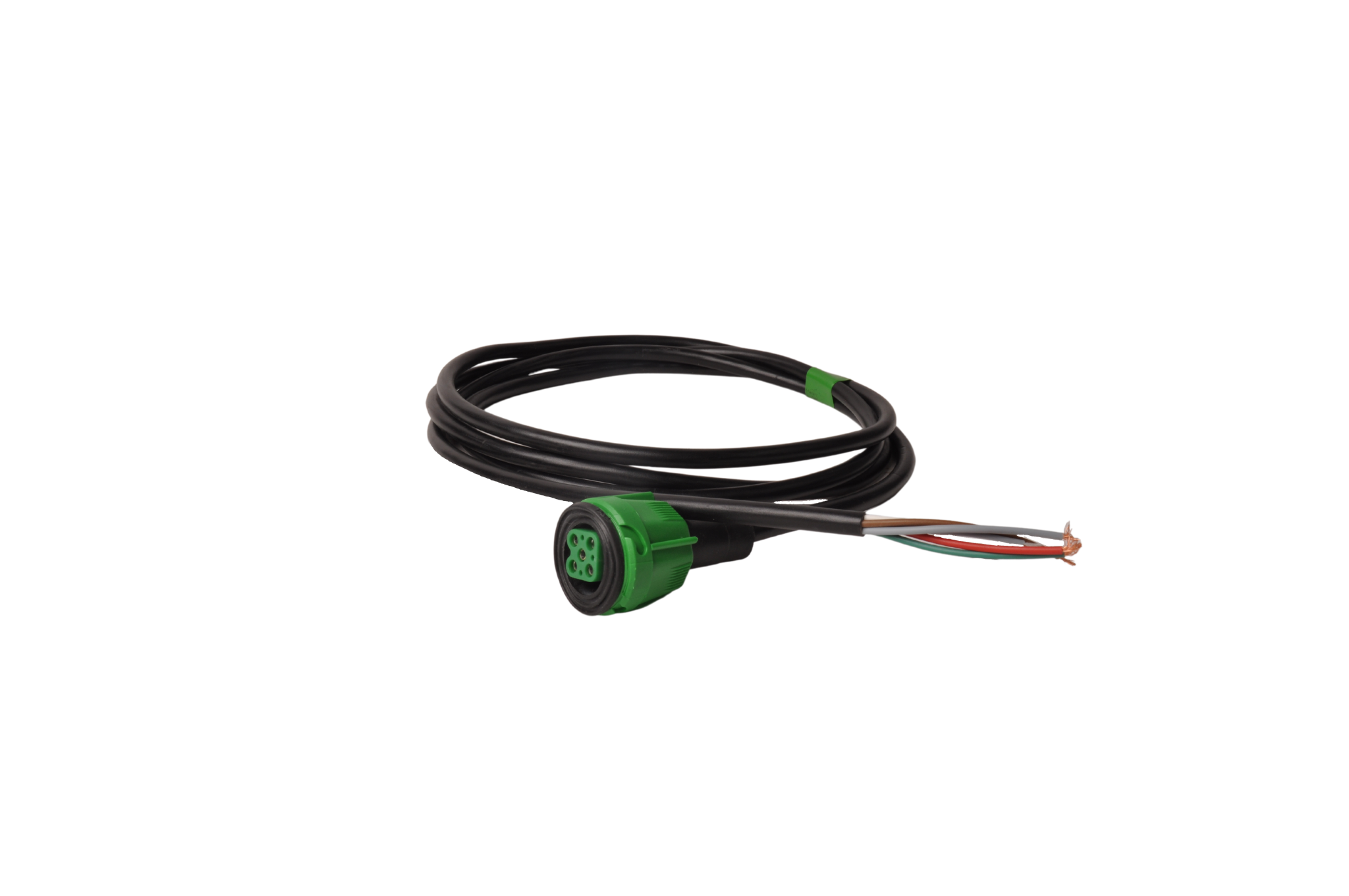 Radex 5 polige connector/adapter - groen - inclusief 2 meter kabel