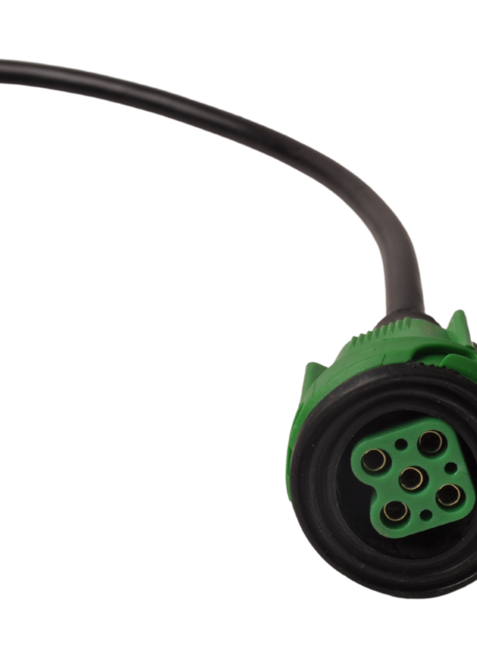Radex Radex 5 polige connector/adapter - groen - inclusief 2 meter kabel