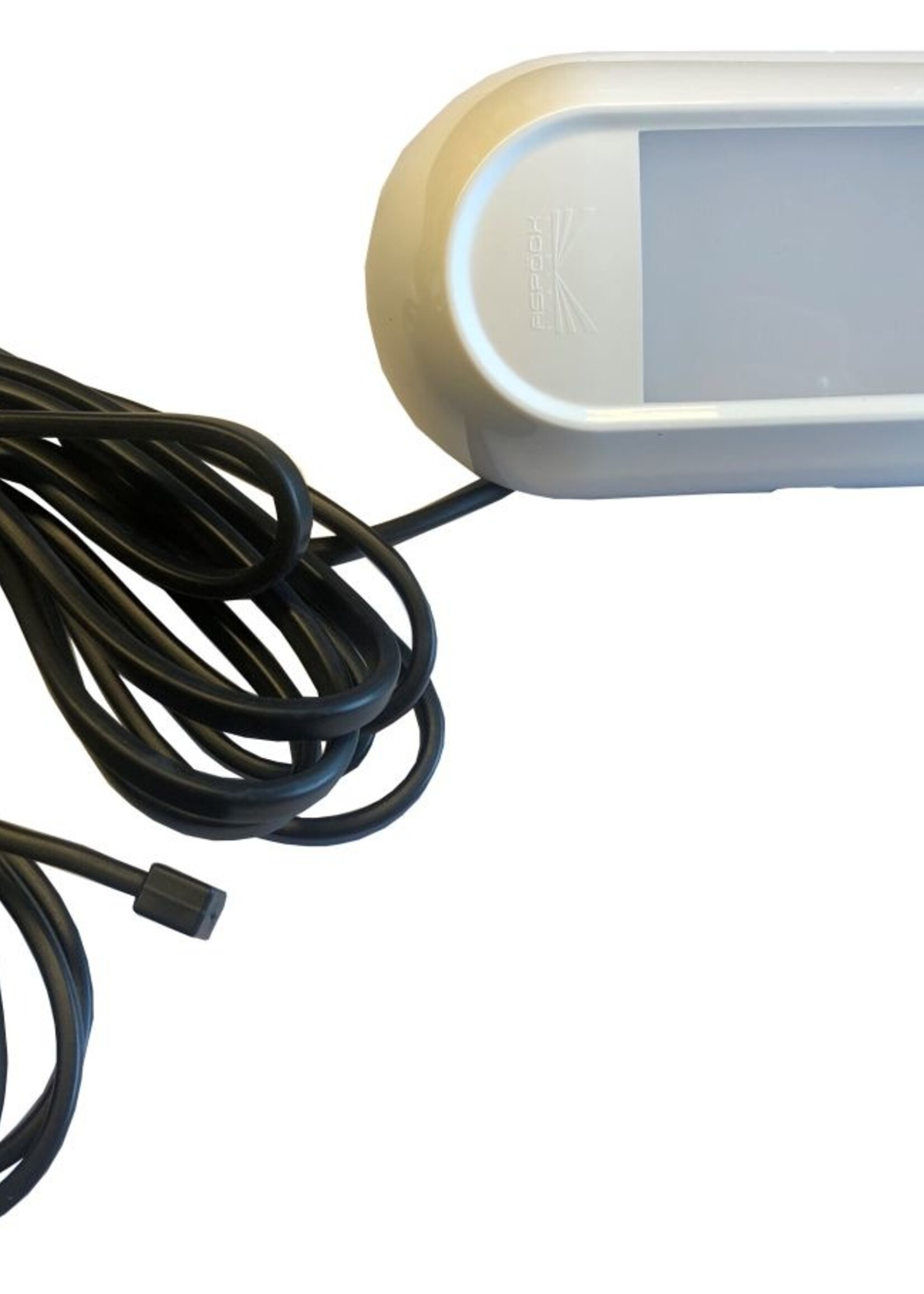 Aspock LED binnenverlichting 12/24V - blauw of wit licht - met 350 mm DC kabel