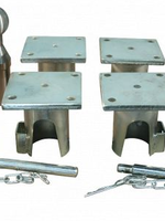 Kipperscharnierset 3-zijdig 3500kg 10-delig