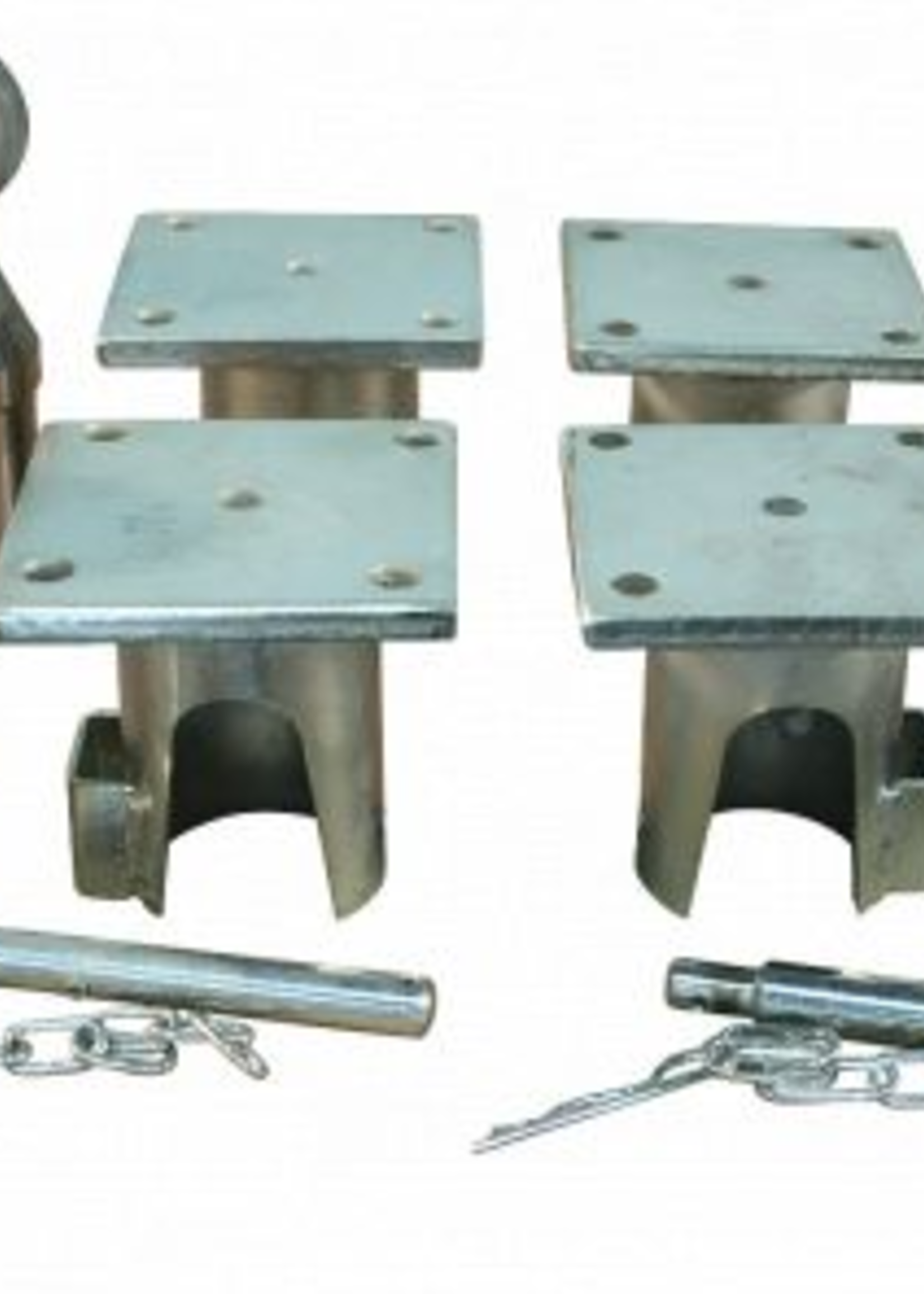 Kipperscharnierset 3-zijdig 3500kg 10-delig