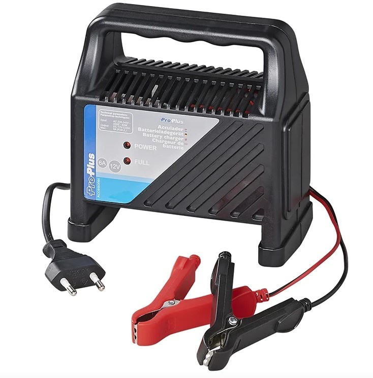 Acculader 12V 6Amp die eenvoudig in gebruik is met een stabiele uitgangsstroom
