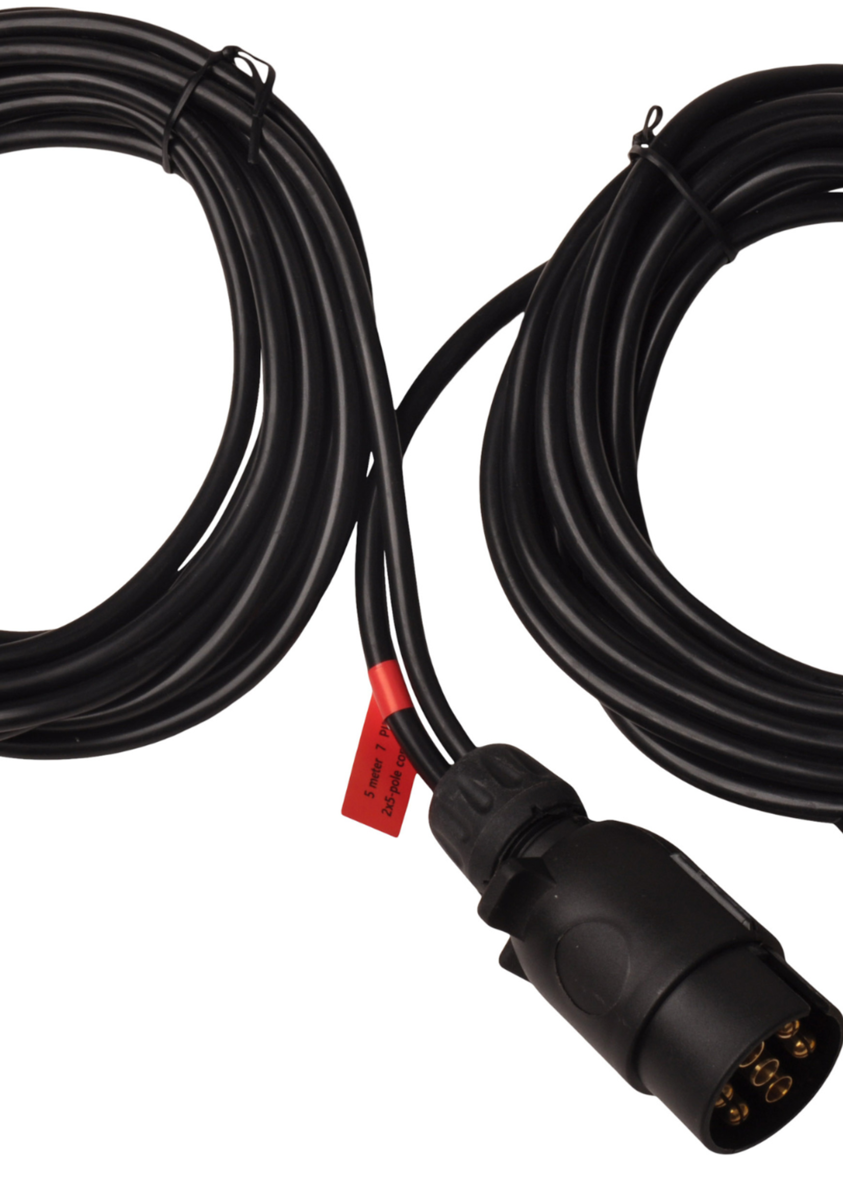 Aspock Hoofdkabel type Aspock - 5 meter lang - 7-polig - voorzien van 2x 5-polige connector