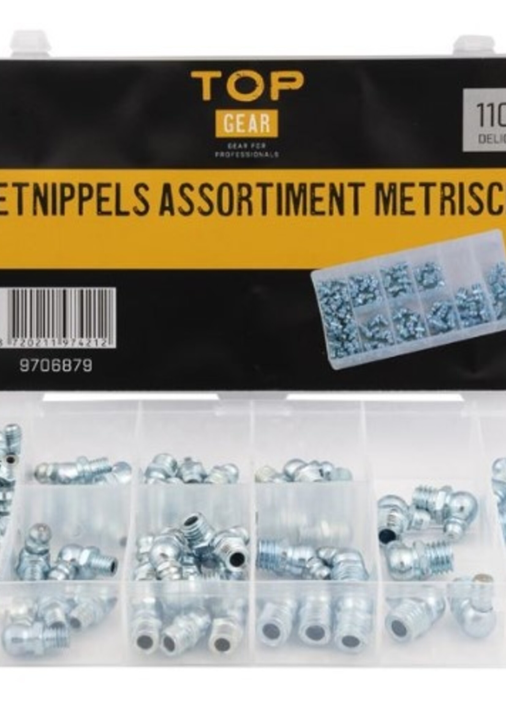 Cantonal Assortiment vetnippels metrisch 110 delig