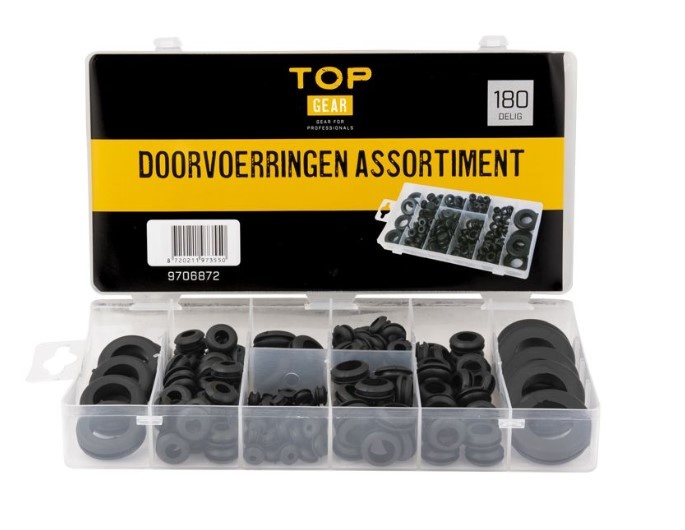 Doorvoerringen 180-delig assortiment