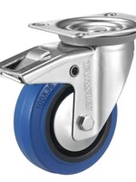 Cantonal Zwenkwiel + rem - 125 kg - totale hoogte: 125 mm