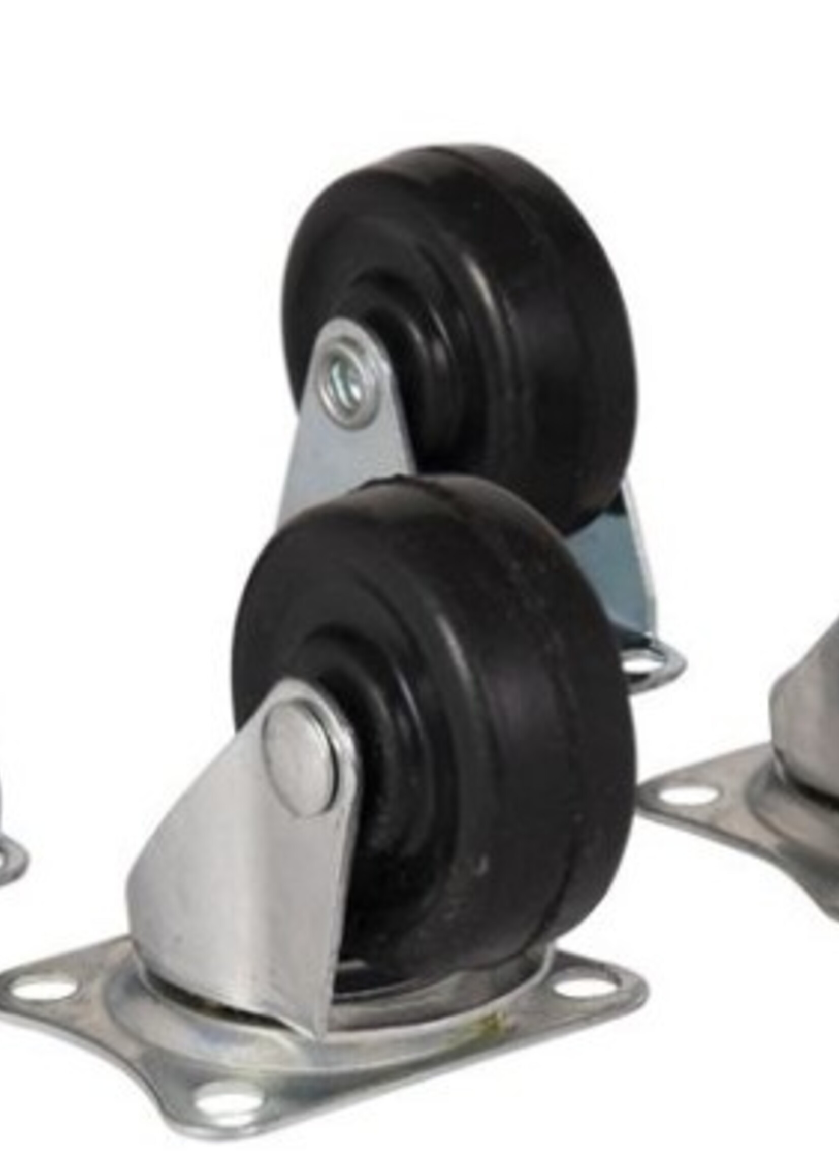 Cantonal Bok en zwenkwiel set 40 mm - totale hoogte 50 mm