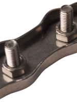 Cantonal RVS duplexklem staaldraad (6mm)