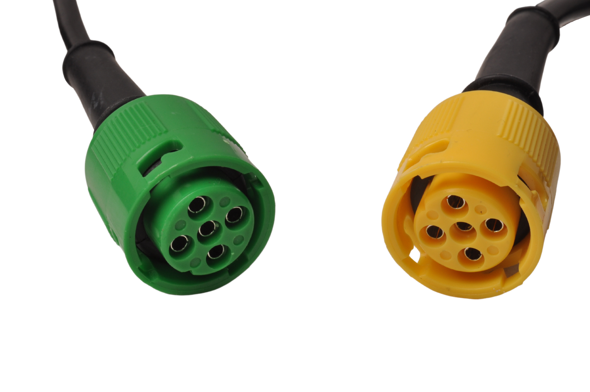 Hoofdkabel type Aspock - 4 meter lang - 13-polig - voorzien van 2x 5-polige connector