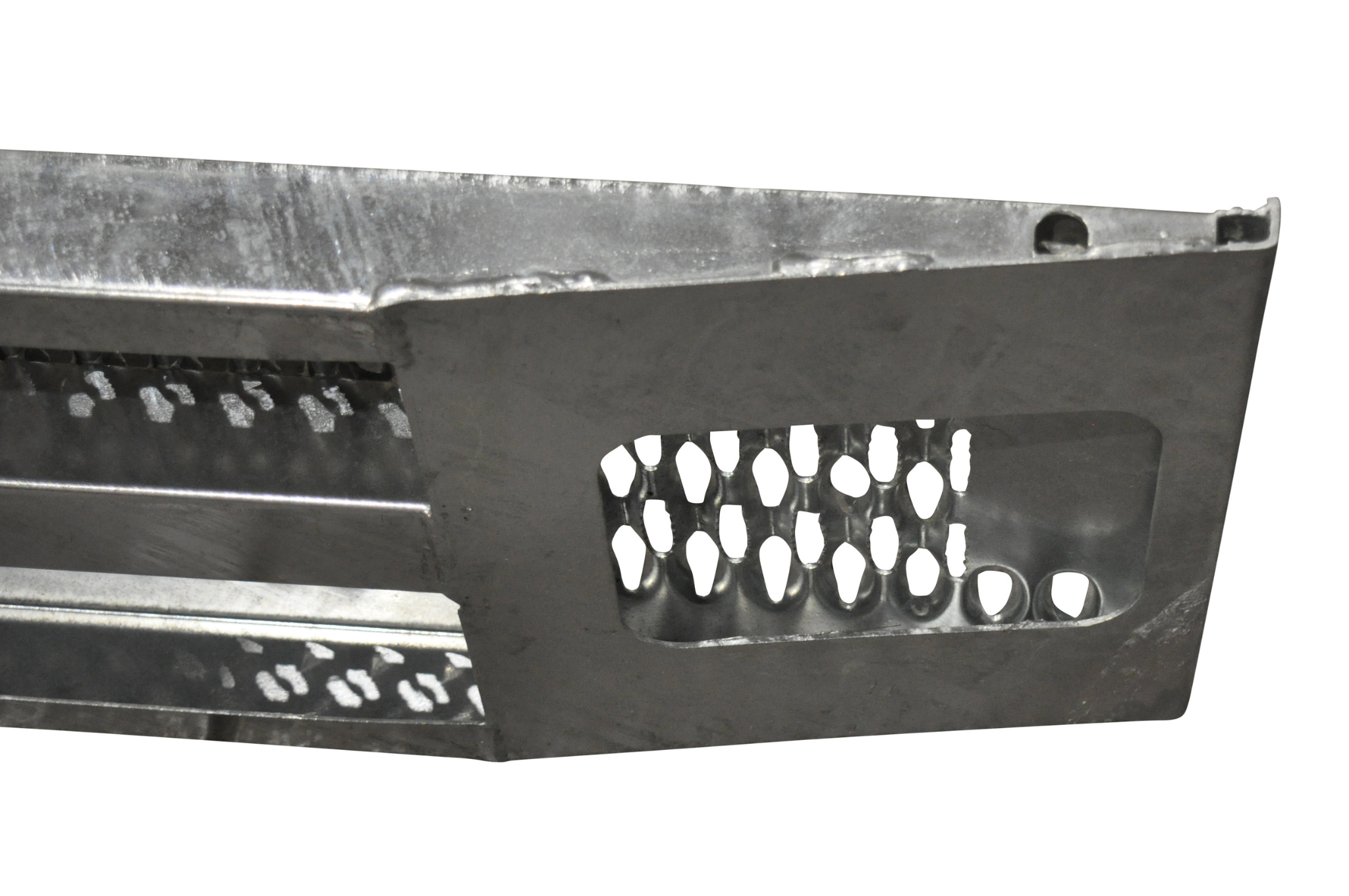 Oprijplaat staal 1 stuk - 2446x300x75 mm - 1100 kg