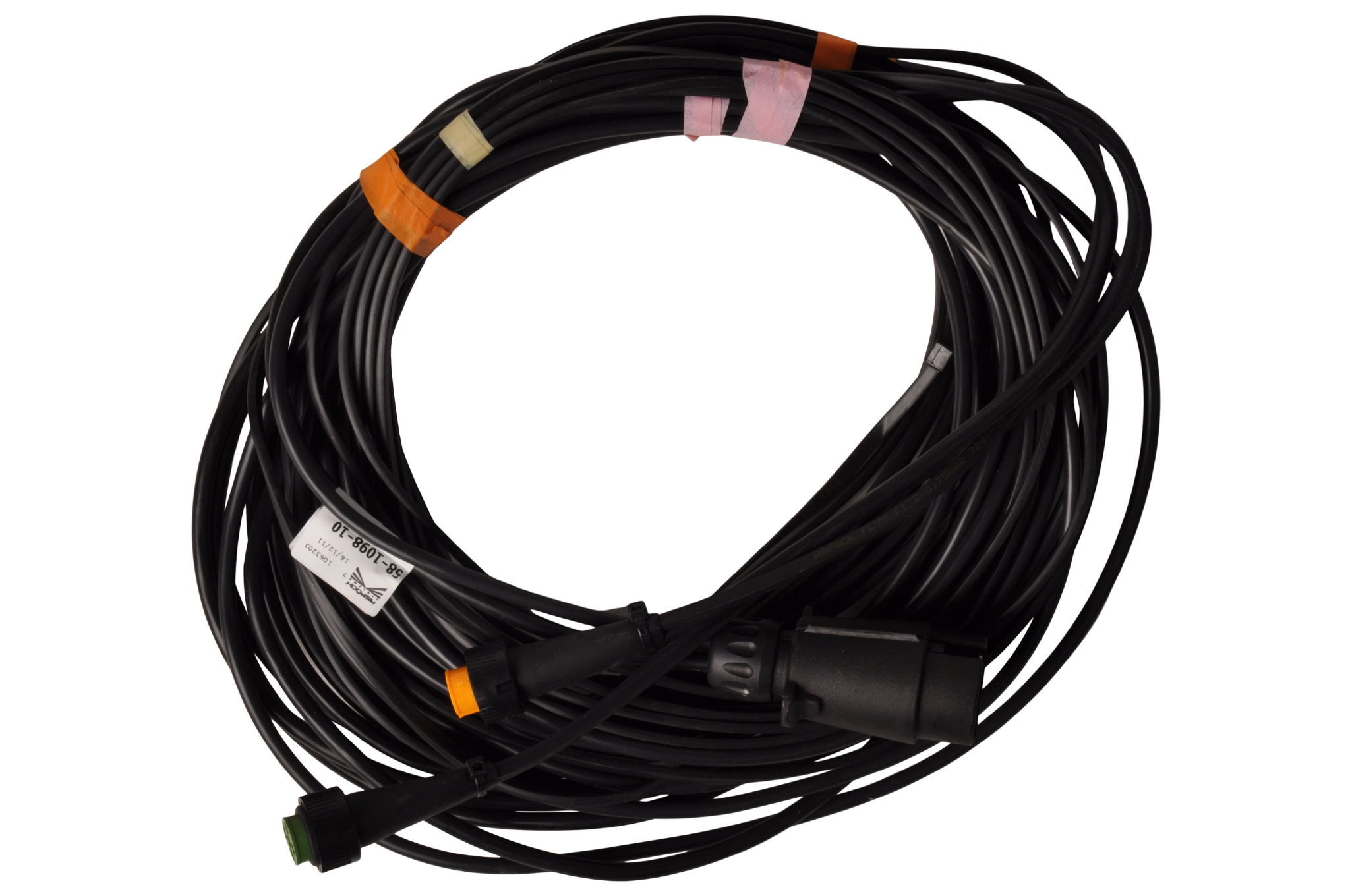 Aspock hoofdkabel - 7 meter lang - 7-polig - voorzien van 2x 5-polige connector - inclusief aftakkingen voor markeringsverlichting