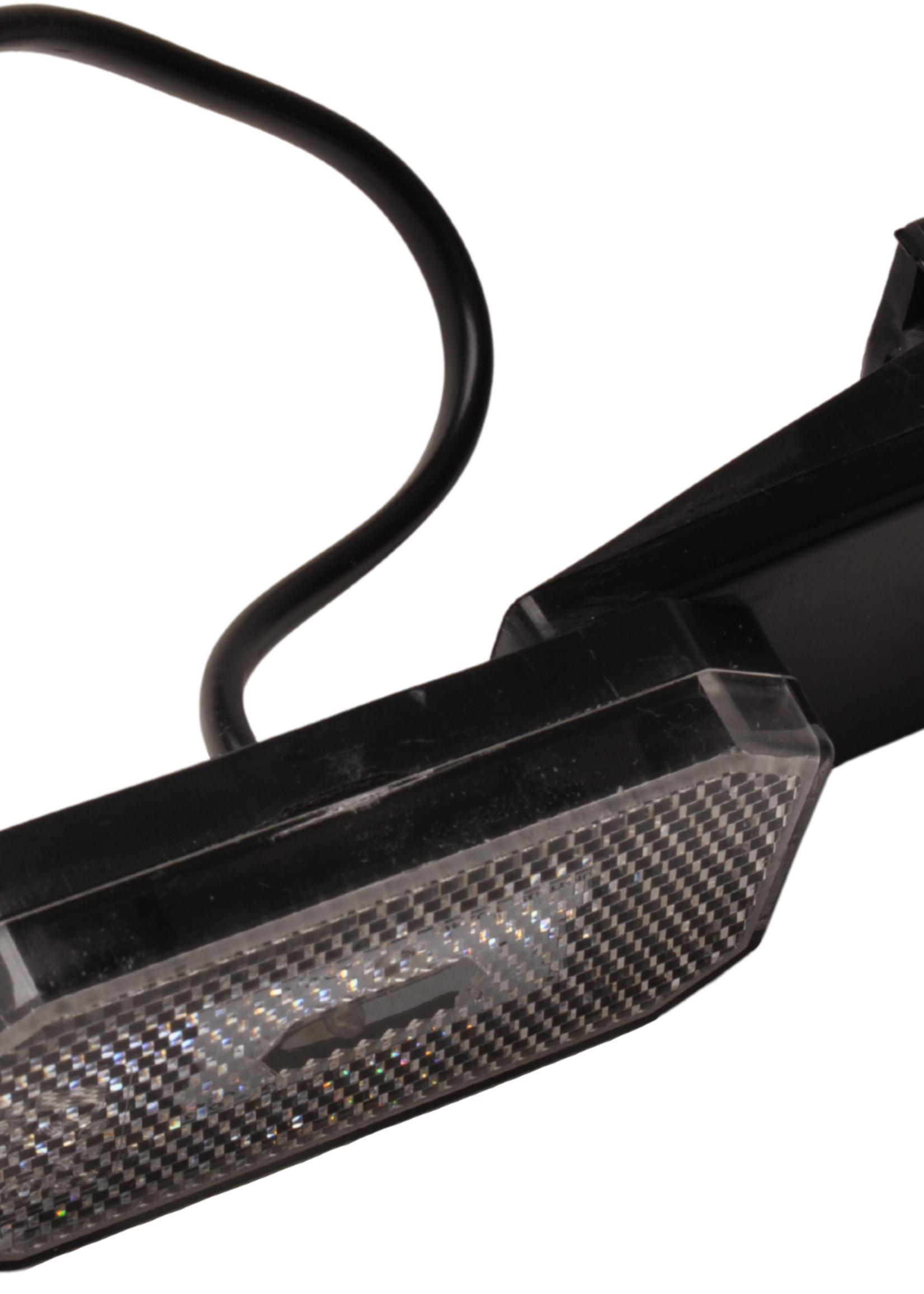 Cantonal Witte Zijmarkeringslamp - L/R - 12-24V - inclusief steun - wit