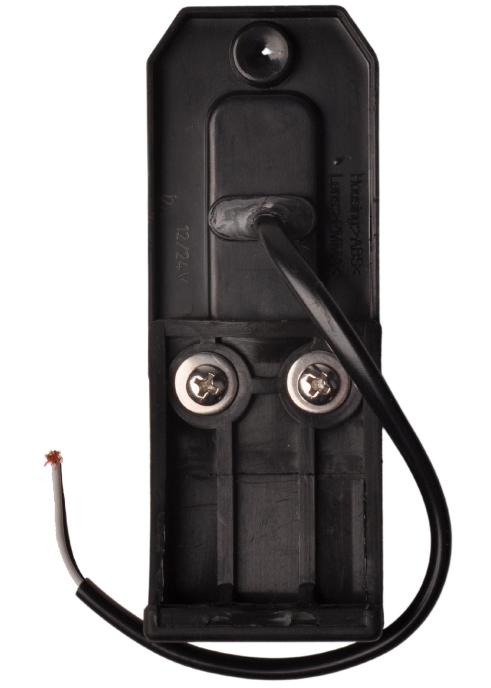 Cantonal Witte Zijmarkeringslamp - L/R - 12-24V - inclusief steun - wit