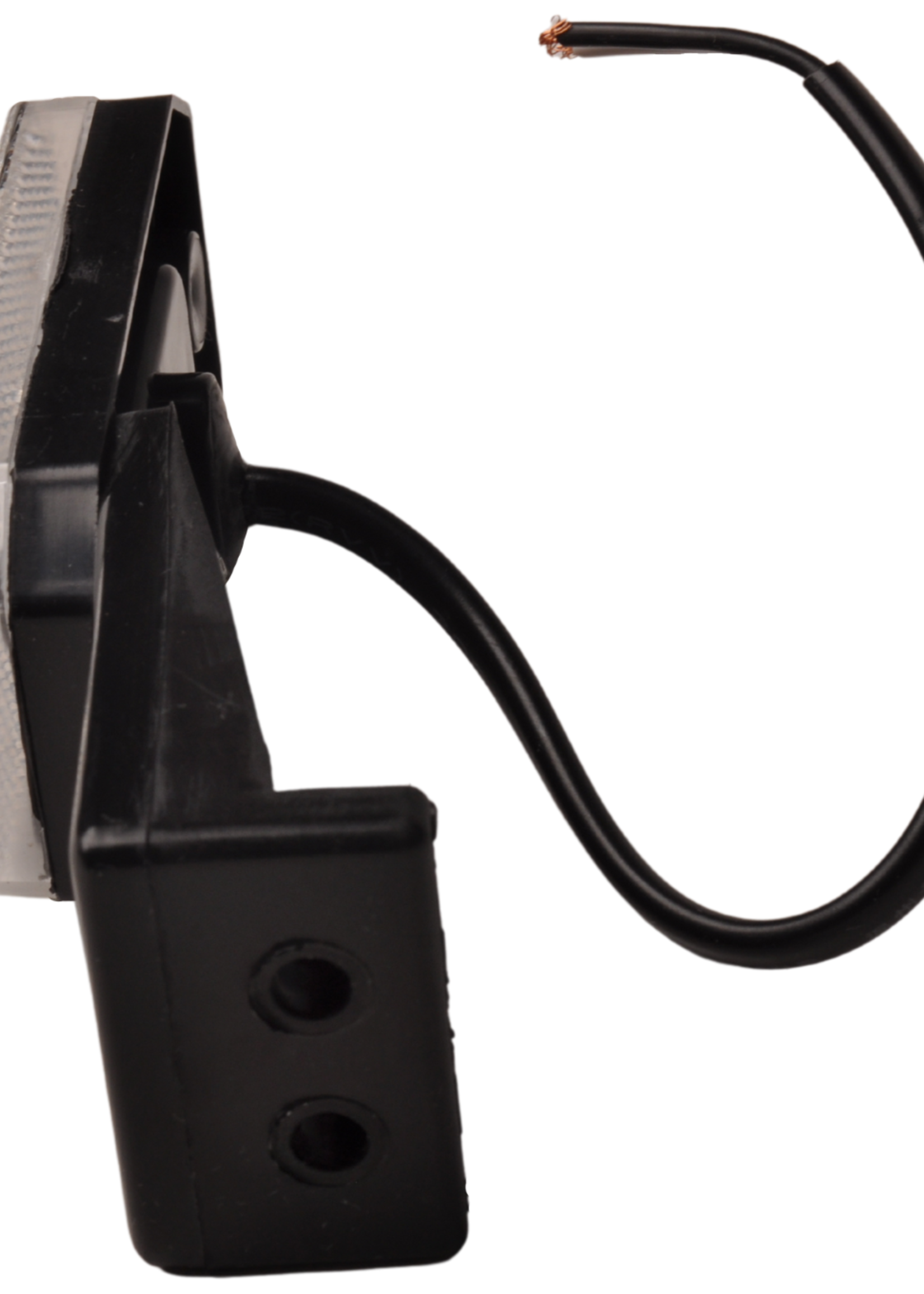 Cantonal Witte Zijmarkeringslamp - L/R - 12-24V - inclusief steun - wit