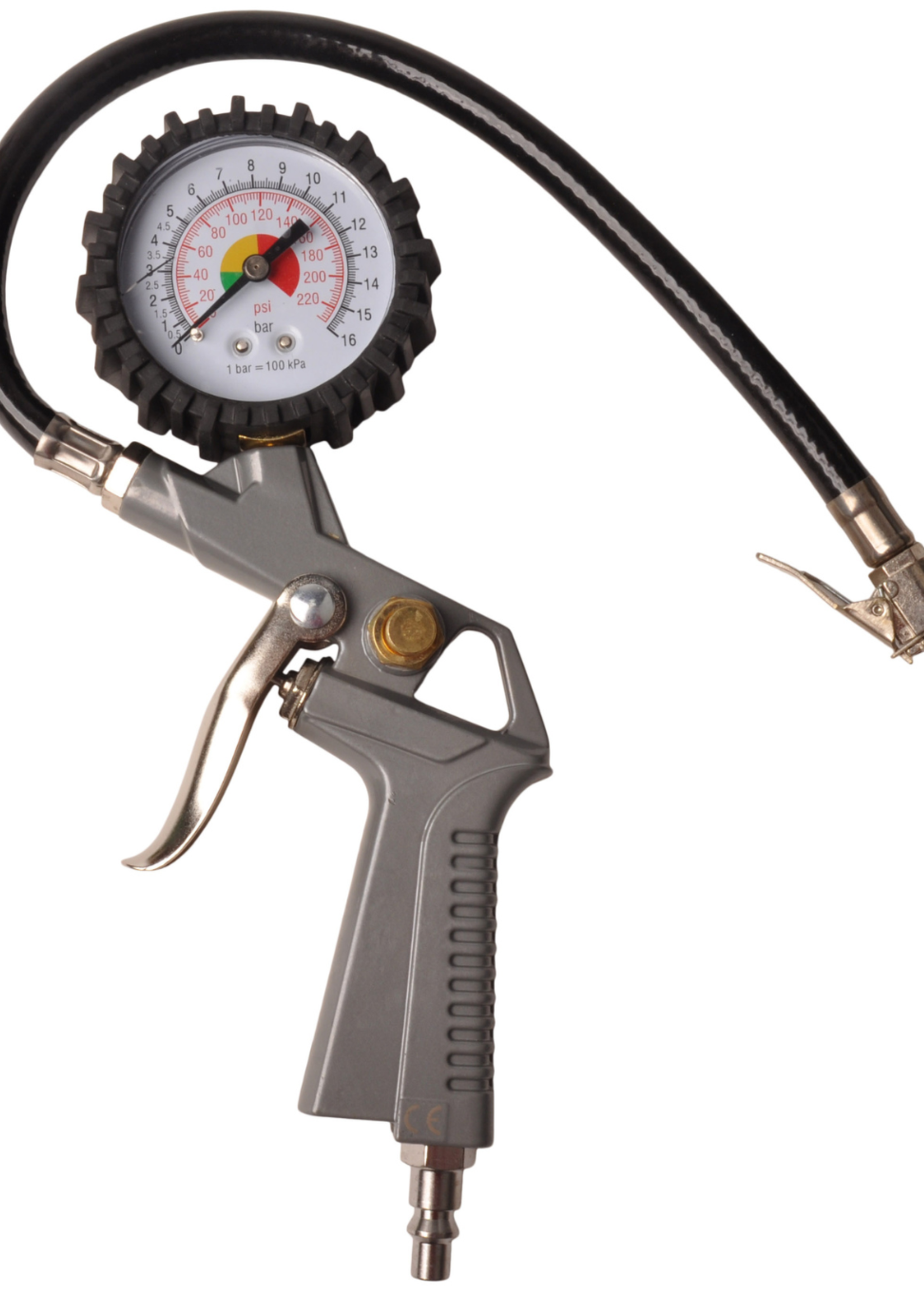 Cantonal Bandenvulmeter duidelijke schaalverdeling BAR/PSI