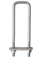 Cantonal U-bout / strop M10 180x43 mm