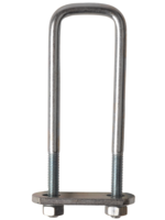Cantonal U-bout / strop M10 160x43 mm