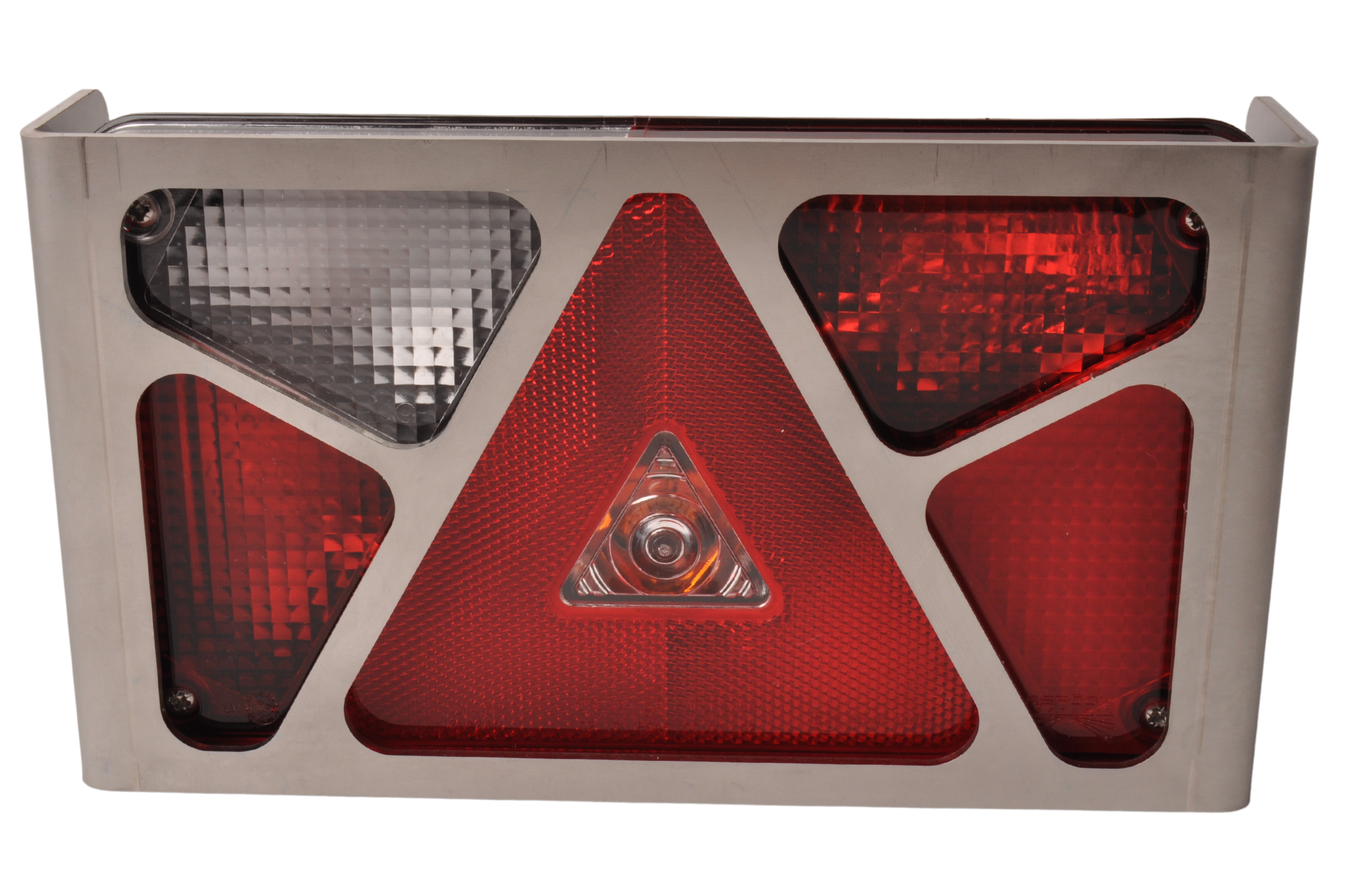 Beschermrek Aspock Multipoint 5 met vrije driehoek 245x140x65 mm - RVS materiaal