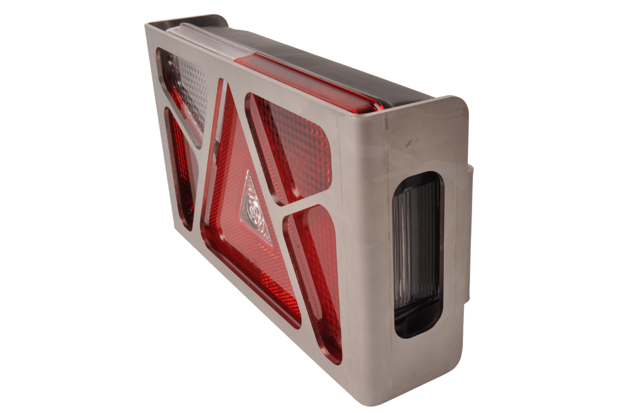 Beschermrek Aspock Multipoint 5 met vrije driehoek 245x140x65 mm - RVS materiaal