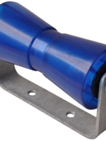 Cantonal 194x90 mm kielrol  blauw compleet op steun
