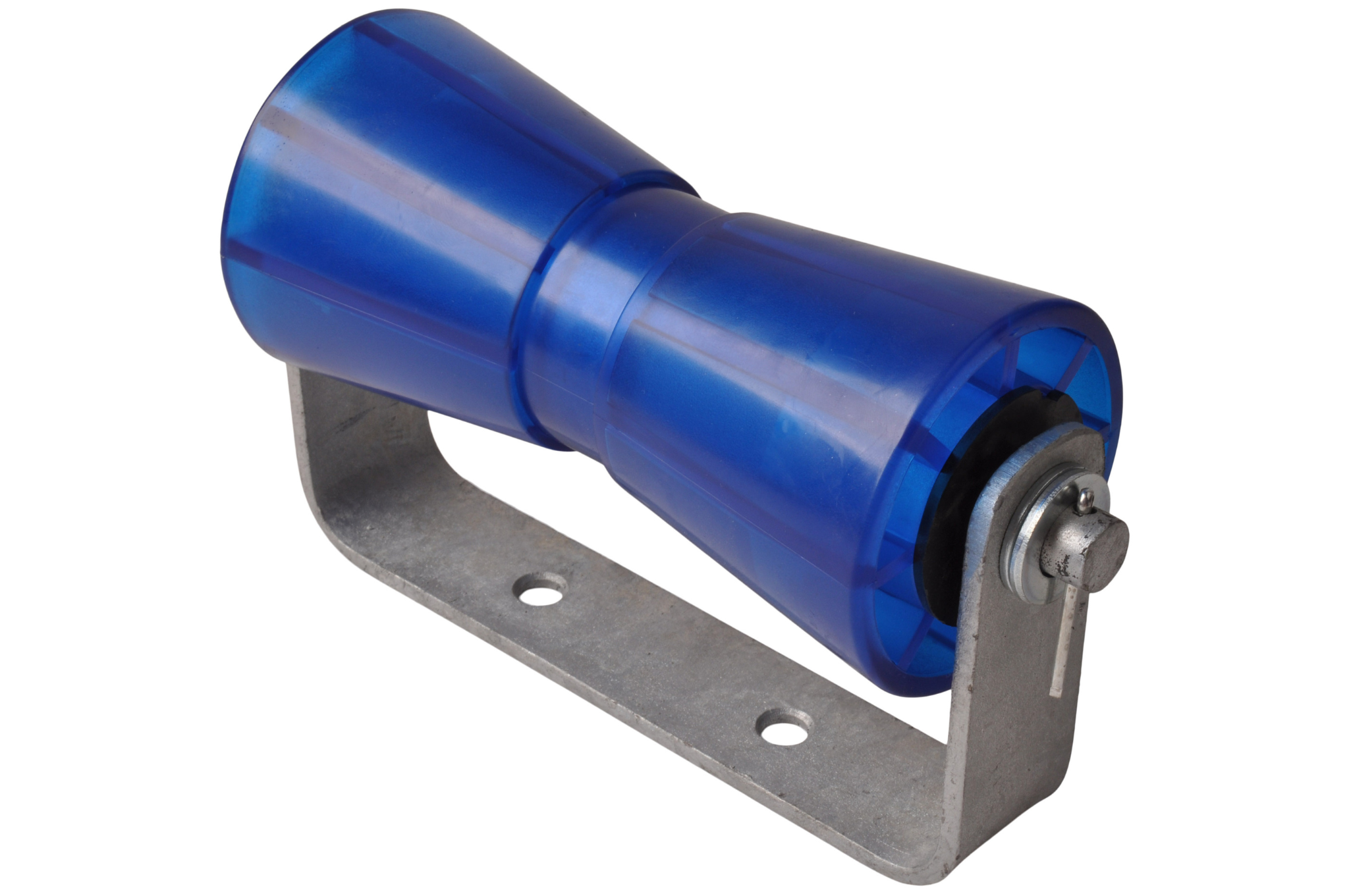 194x90 mm kielrol blauw compleet op steun