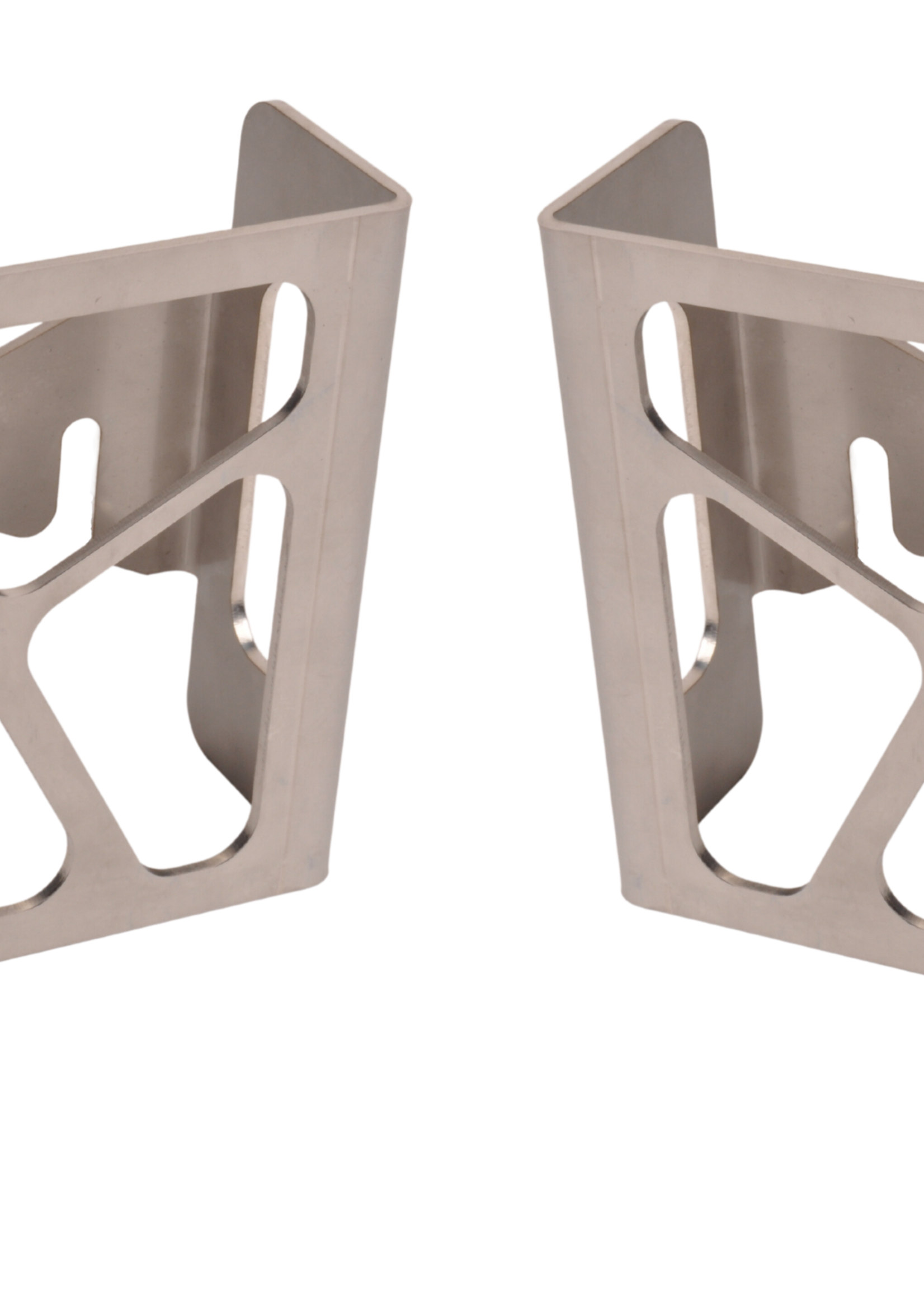 Cantonal Set van 2 aanhanger achterlicht beschermrekken Multipoint 5  - 245x140x65 mm - RVS