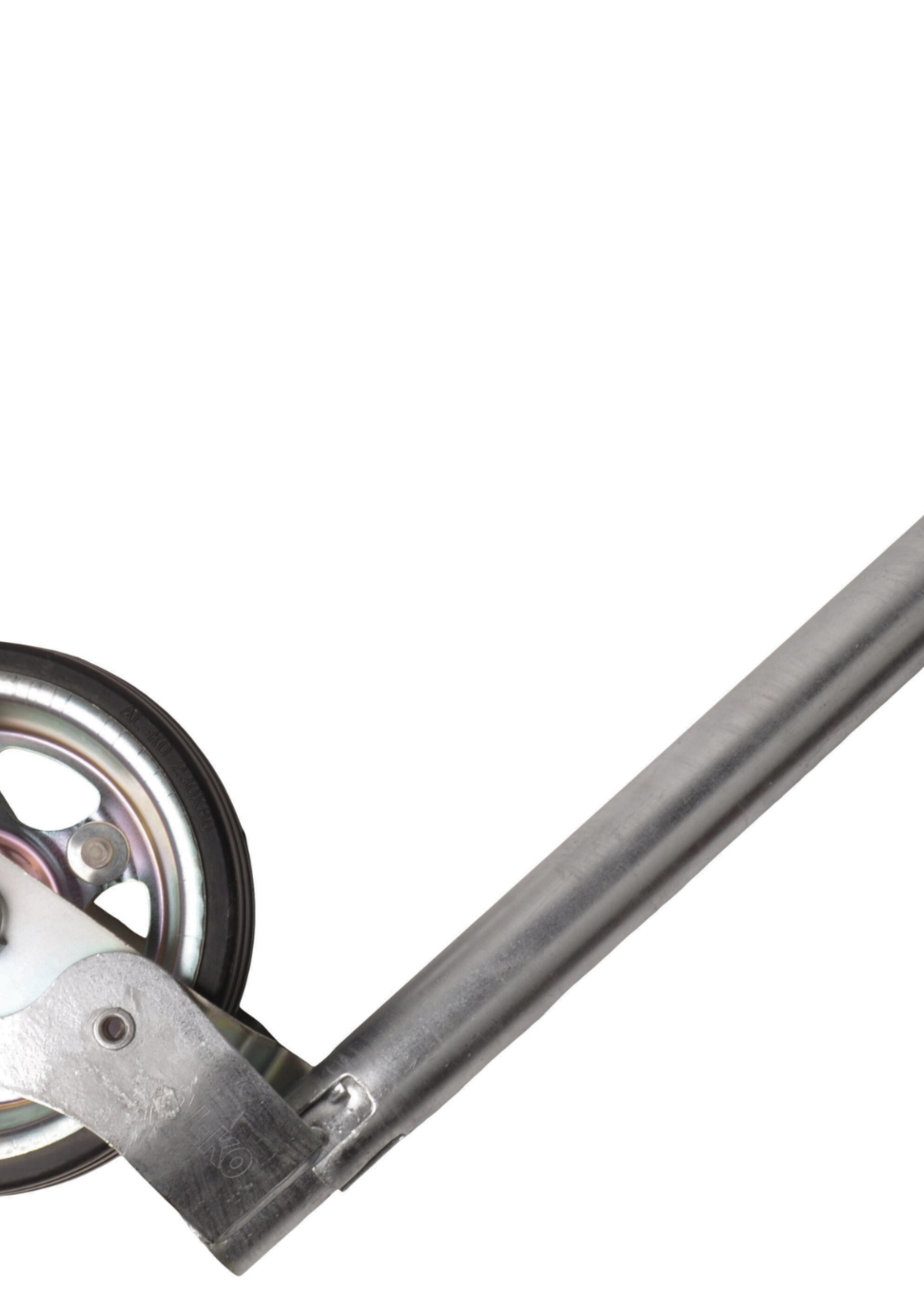 AL-KO AL-KO neuswiel 48 mm met stalen velg en massief rubber wiel - inclusief slinger met druklager en kogeldrukmeter