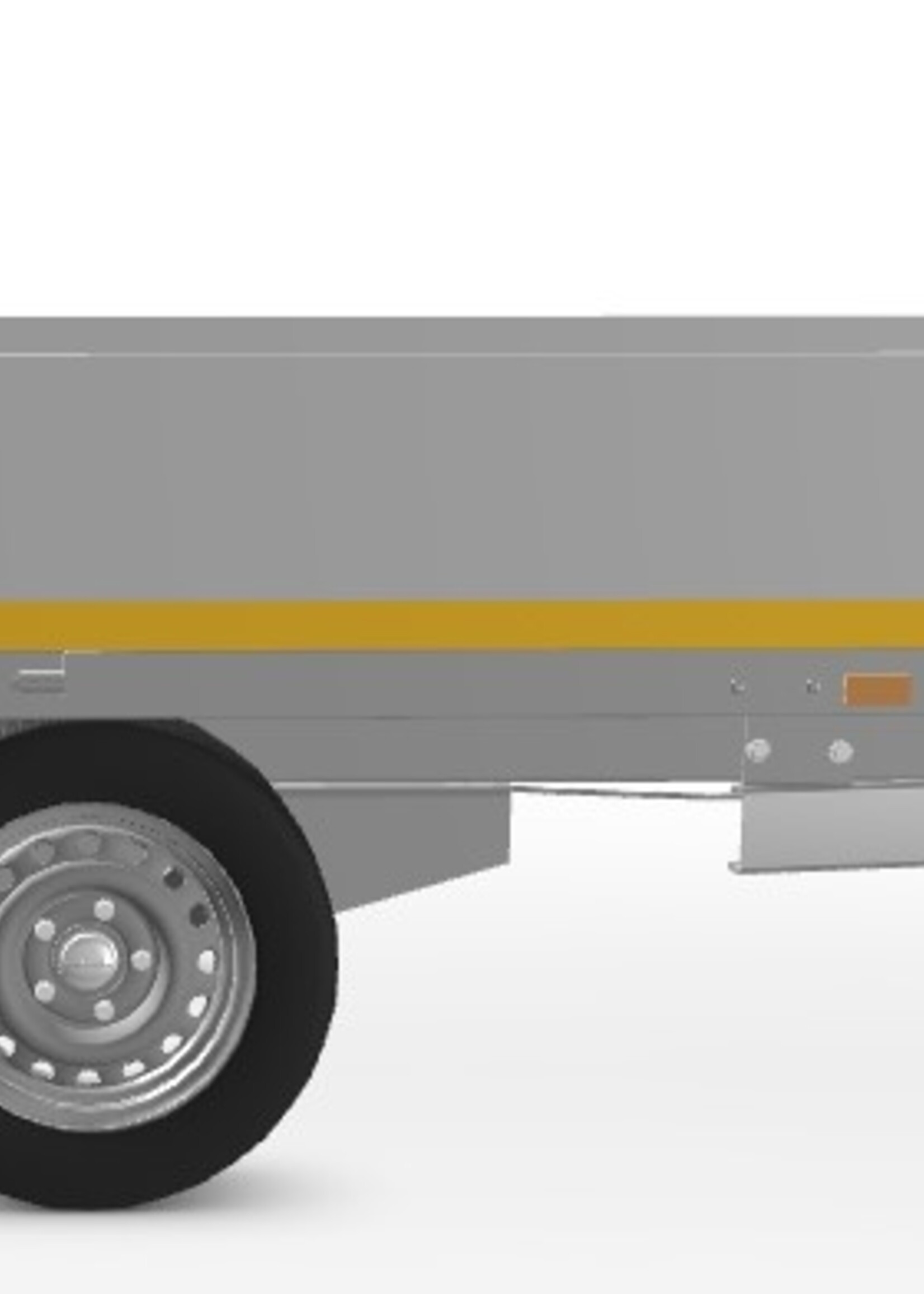 Eduard Geremde Eduard Plateauwagen - 250x145 cm - 1350 kg - 63 cm laadvloerhoogte