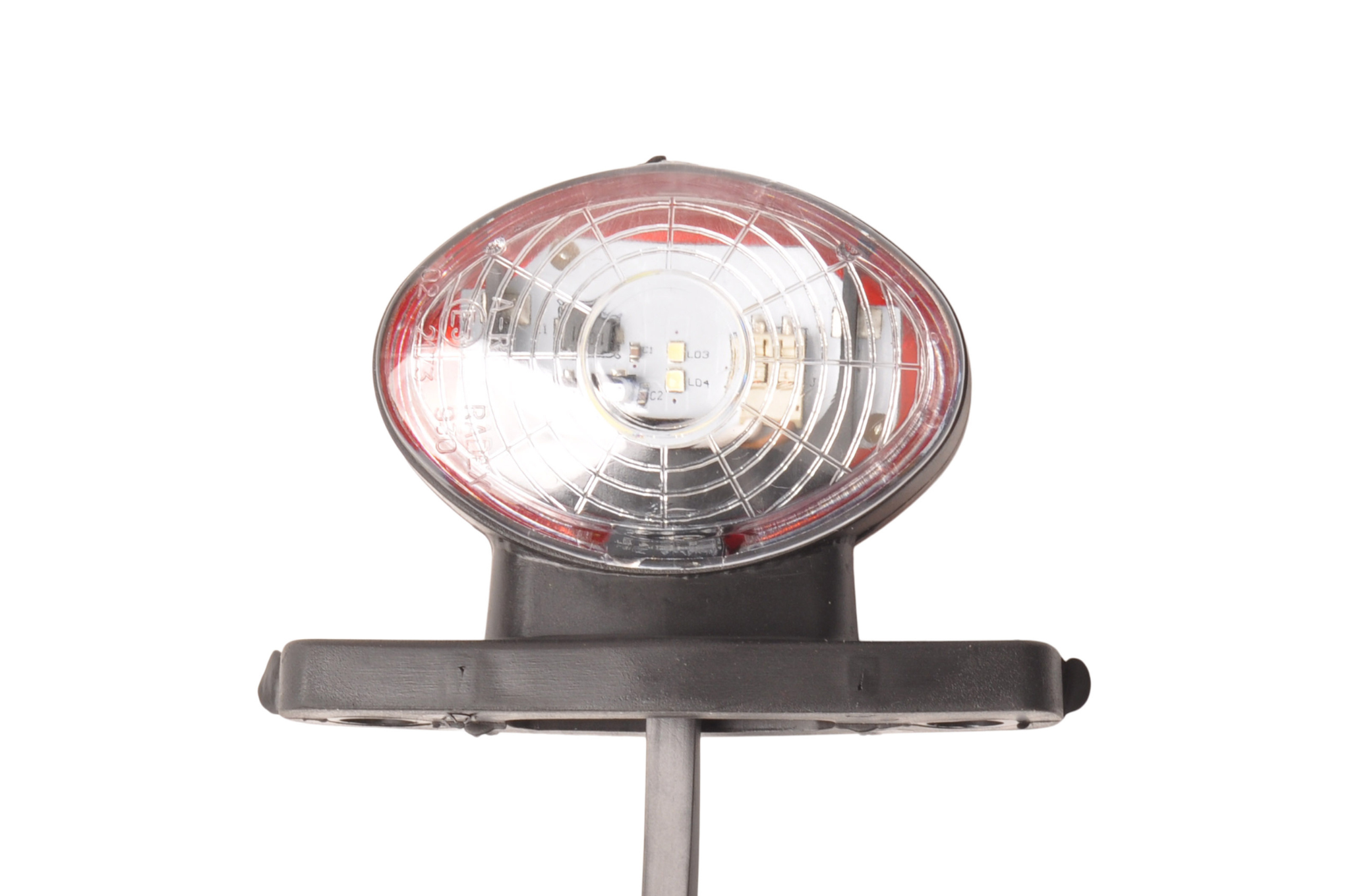 Radex 935 markeringslamp/contourlamp - rood/wit - LED - voorzien van 500 mm platte kabel/Quick connector aansluiting