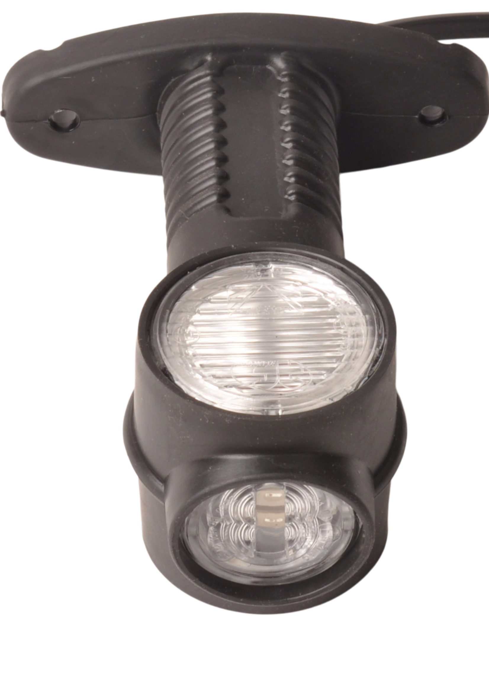 Aspock Aspock Superpoint 3 LED - links/rechts - wit/oranje/rood - 1 meter platte kabel