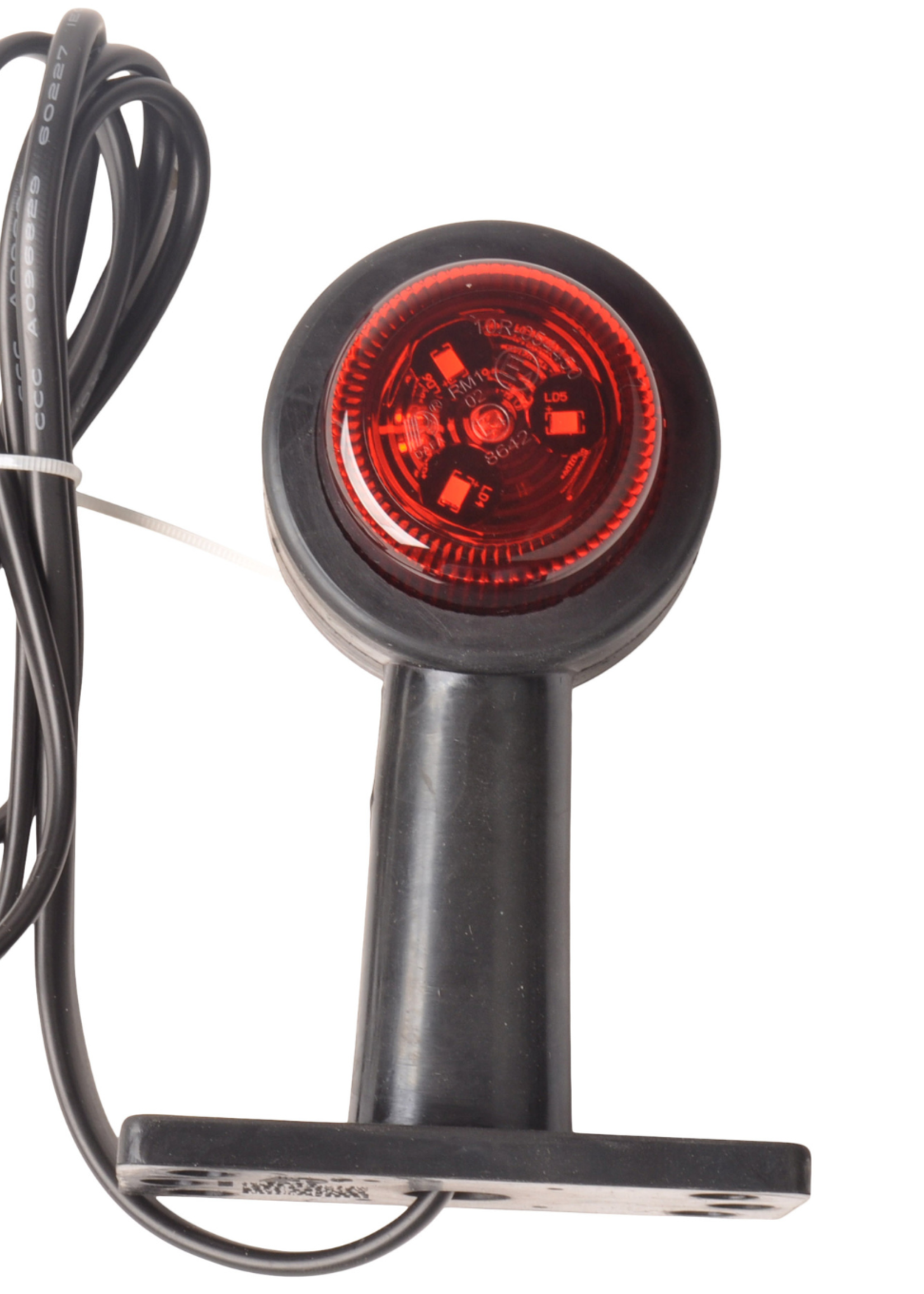 Cantonal Breedtelicht rood/wit LED 12-24v