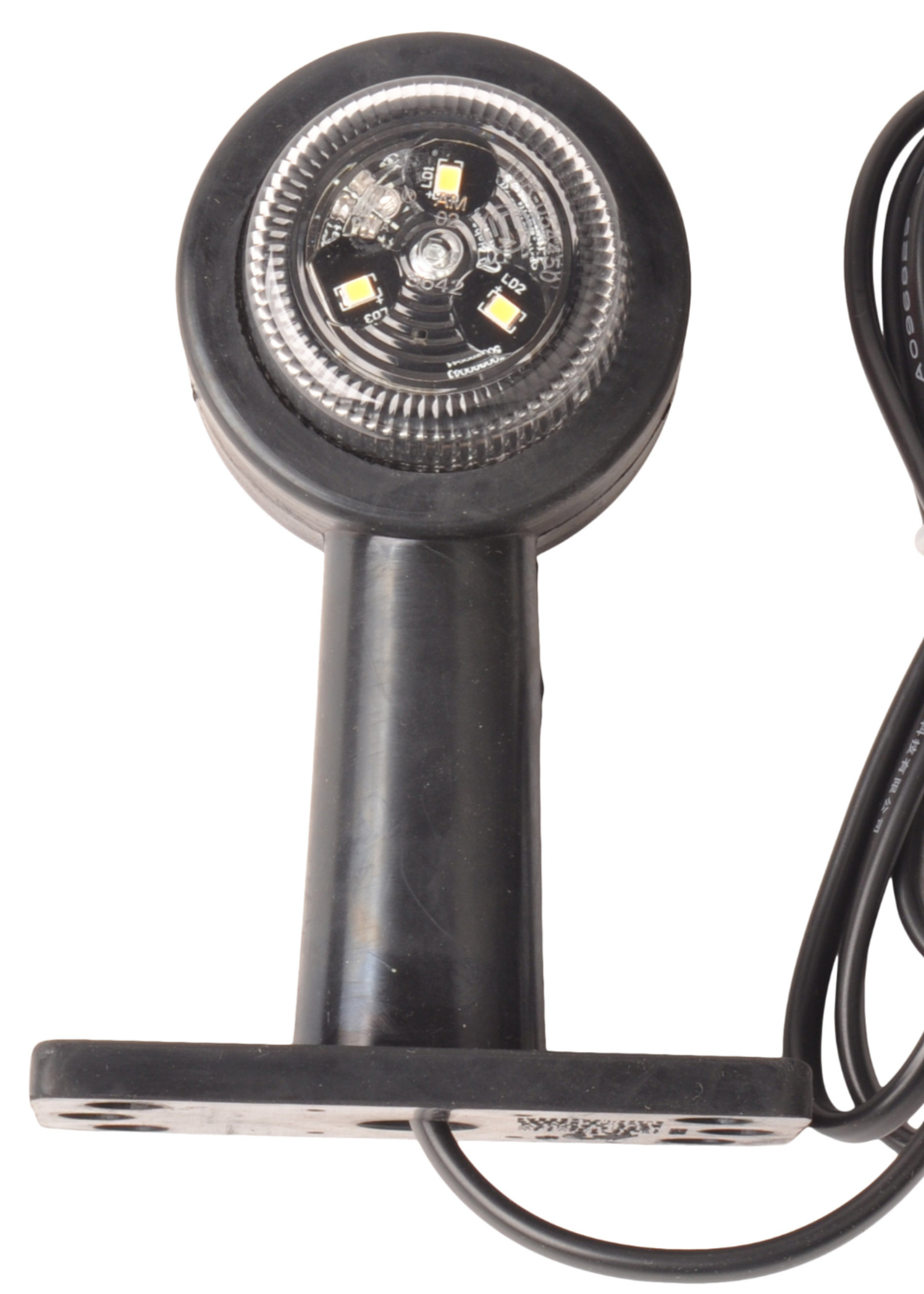 Cantonal Breedtelicht rood/wit LED 12-24v