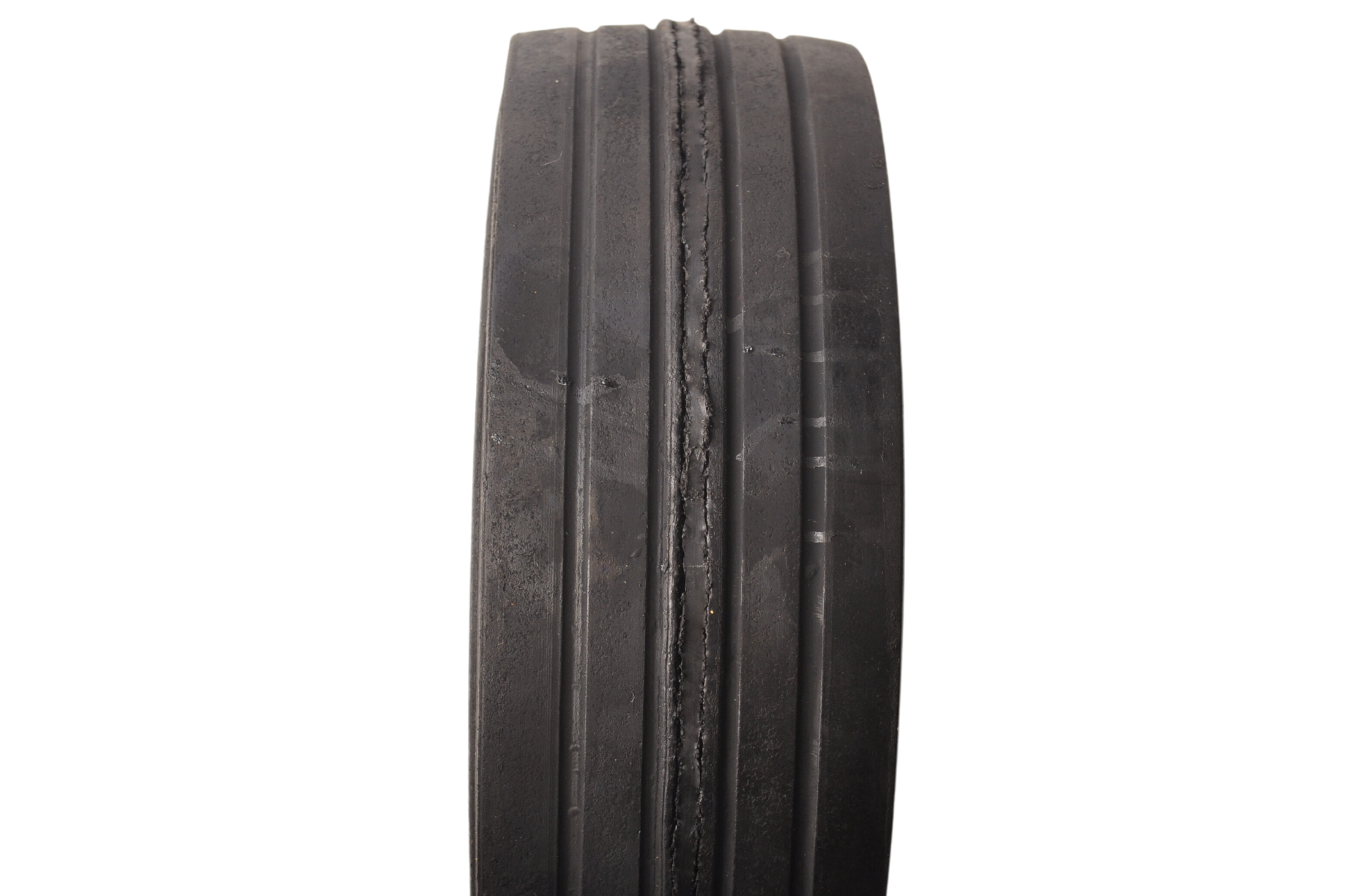 Knott los wiel voor neuswiel 220 x 60 mm - massief rubberen wiel met stalen velg