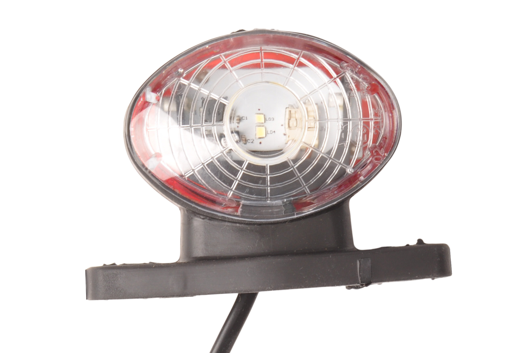 Breedtelicht halfrond LED links/rechts 12 volt