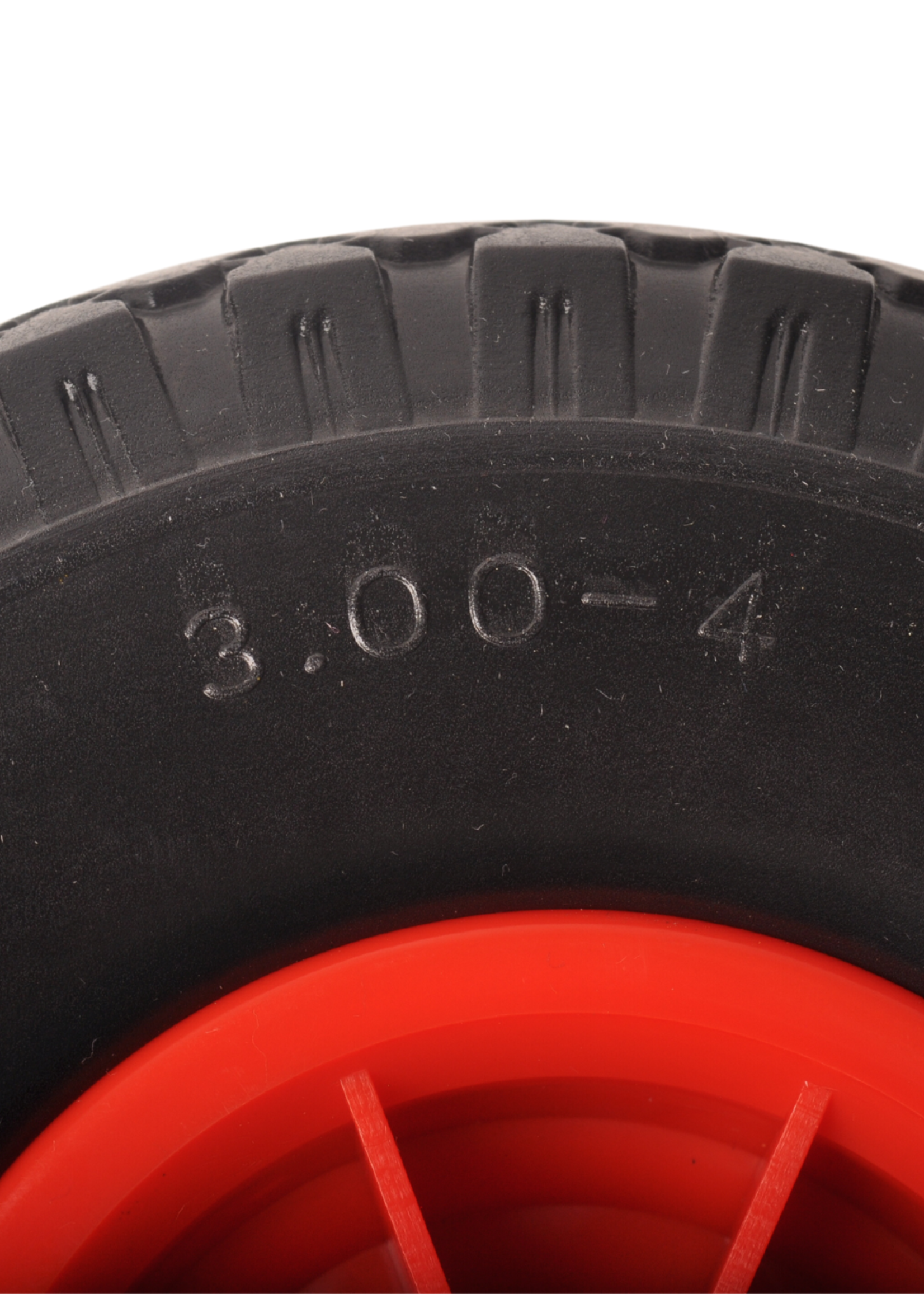 Cantonal 3.00-4 steekwagenwiel - anti-lek en kunststof velg - 125 kg maximale belasting - 25 mm asgat/naafdiameter - inclusief rollager