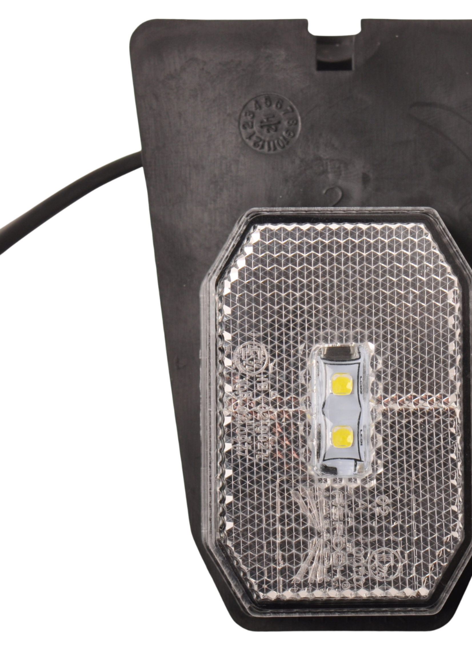 Aspock Aspock Flexipoint - wit - LED - 100 cm platte kabel - op houder