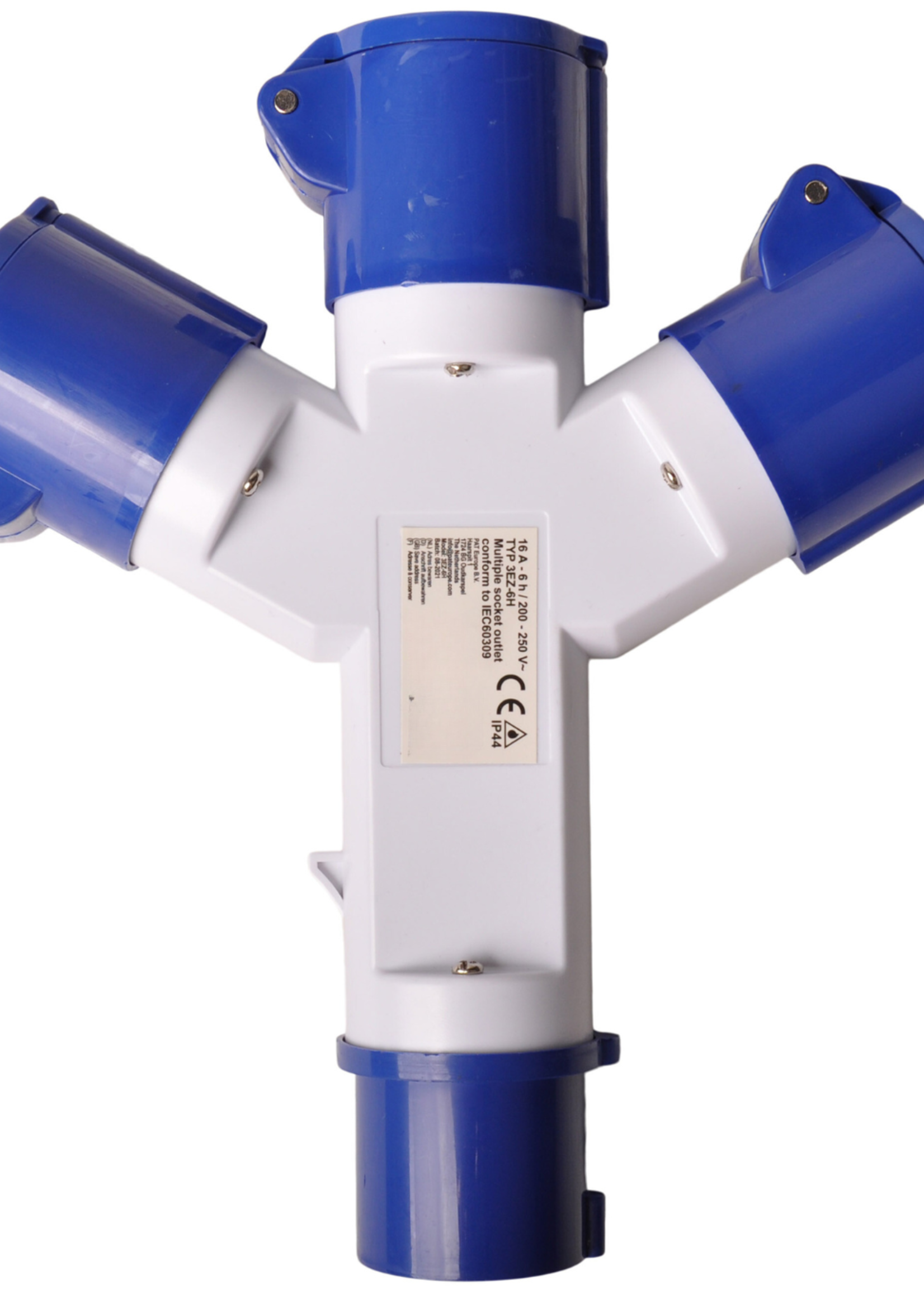 ProPlus CEE 3-weg splitter, camping stekker splitter 16A