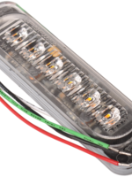 Cantonal Noodlicht LED - 113x28x9,8 mm - oranje - 6 leds