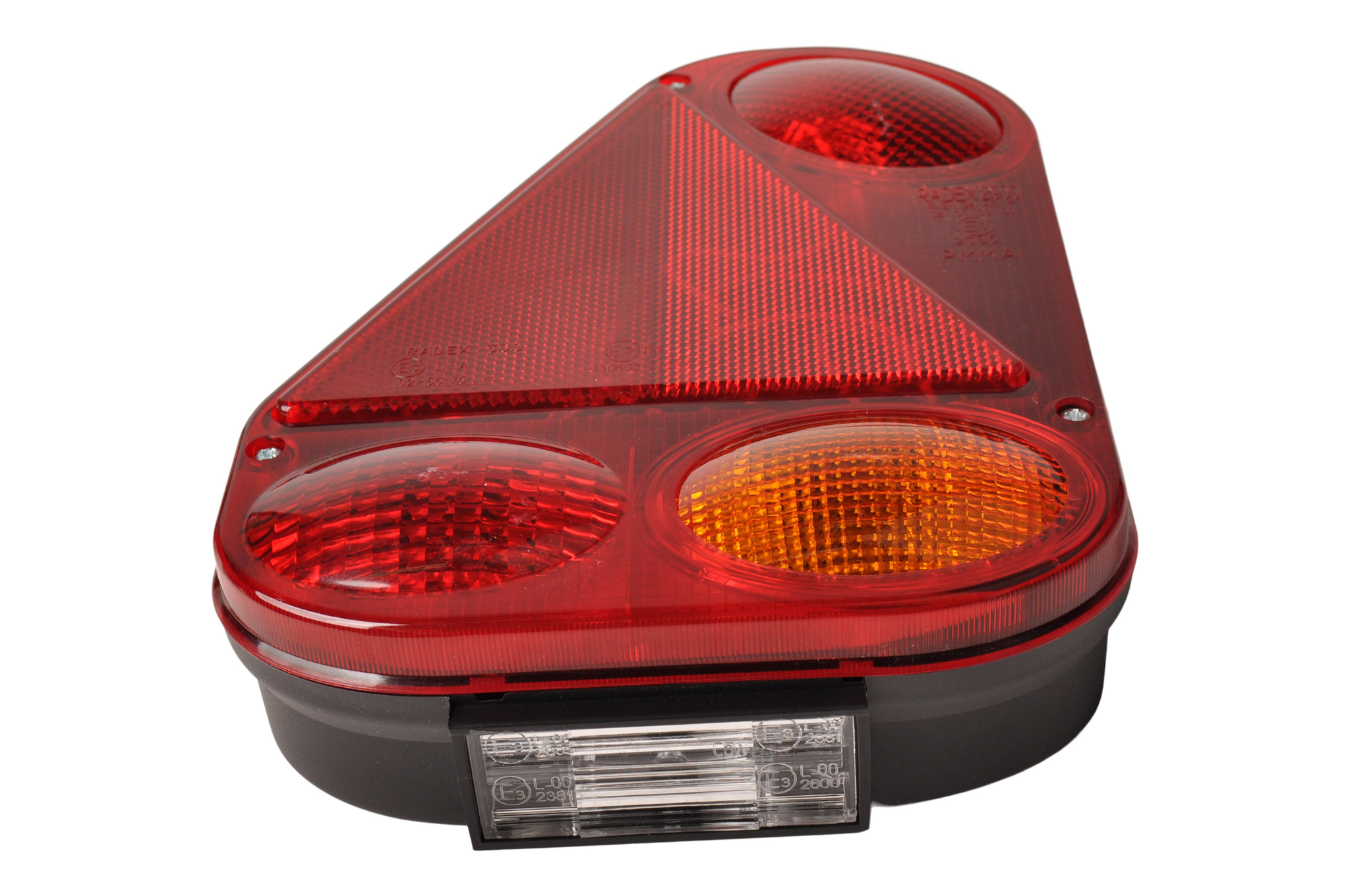 Radex 2900 Links 180x240x60 mm - verticale montage - voorzien van 5-polige Radex connector aansluiting