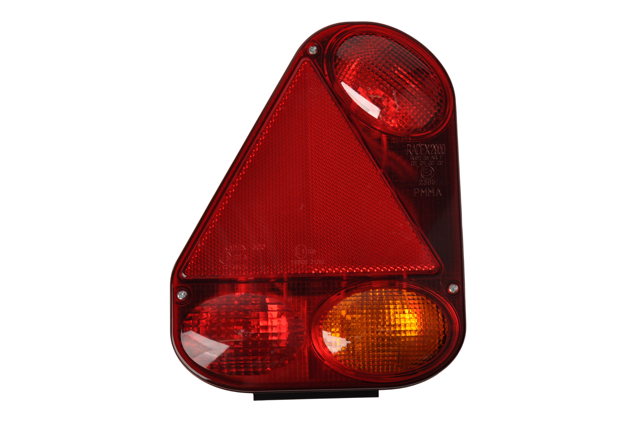 Radex 2900 Links 180x240x60 mm - verticale montage - voorzien van 5-polige Radex connector aansluiting