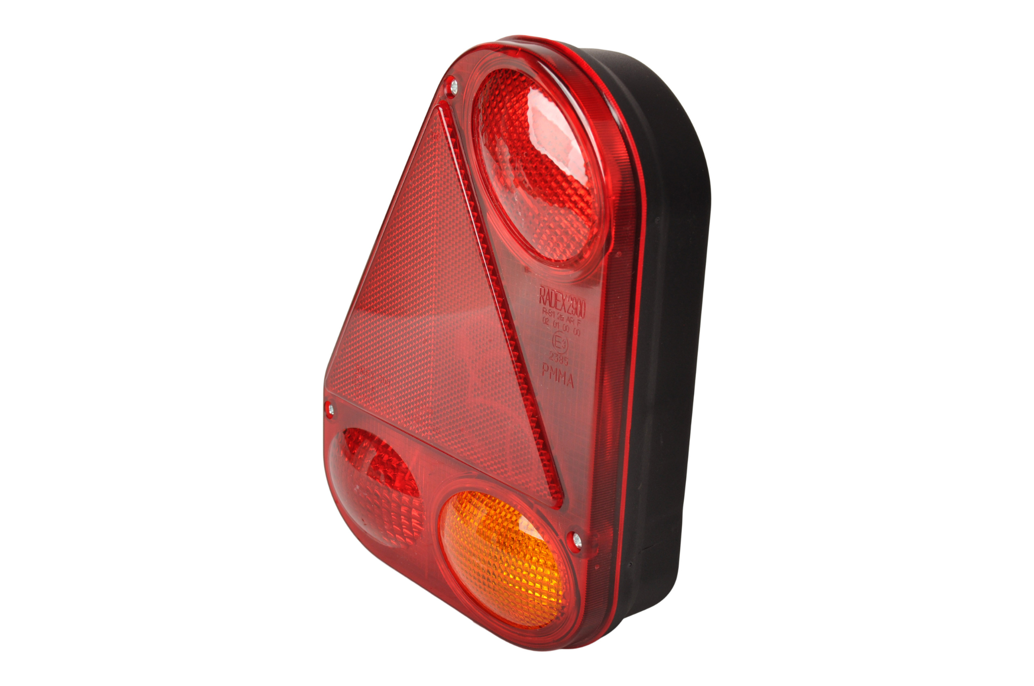 Radex 2900 Links 180x240x60 mm - verticale montage - voorzien van 5-polige Radex connector aansluiting