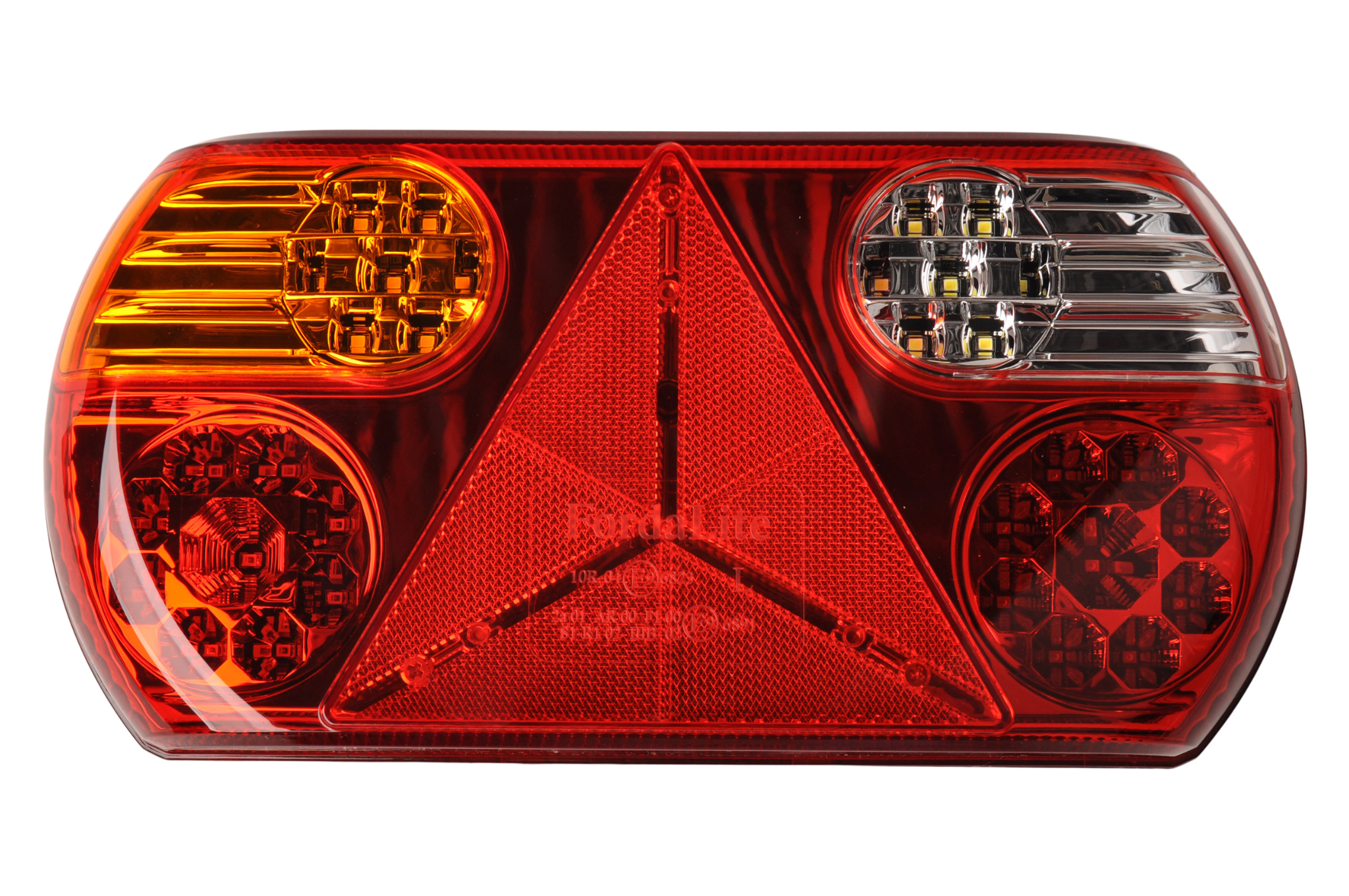 Achterlicht links 32 LEDS 296x145x45 mm - inclusief reflecterende driehoek