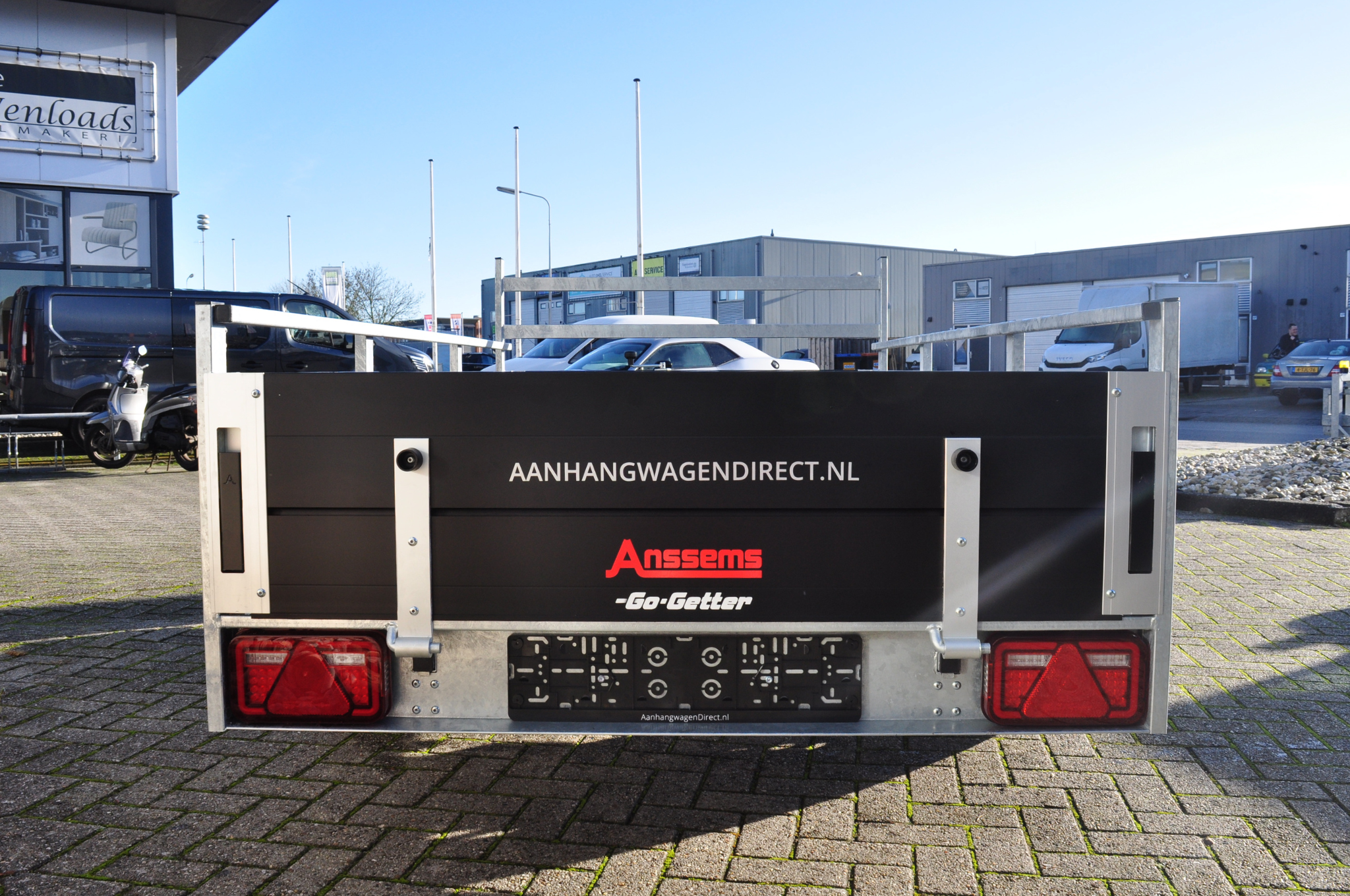 Anssems Go Getter bakwagen BSX 251x130 cm black edition - 1350 kg - geremd